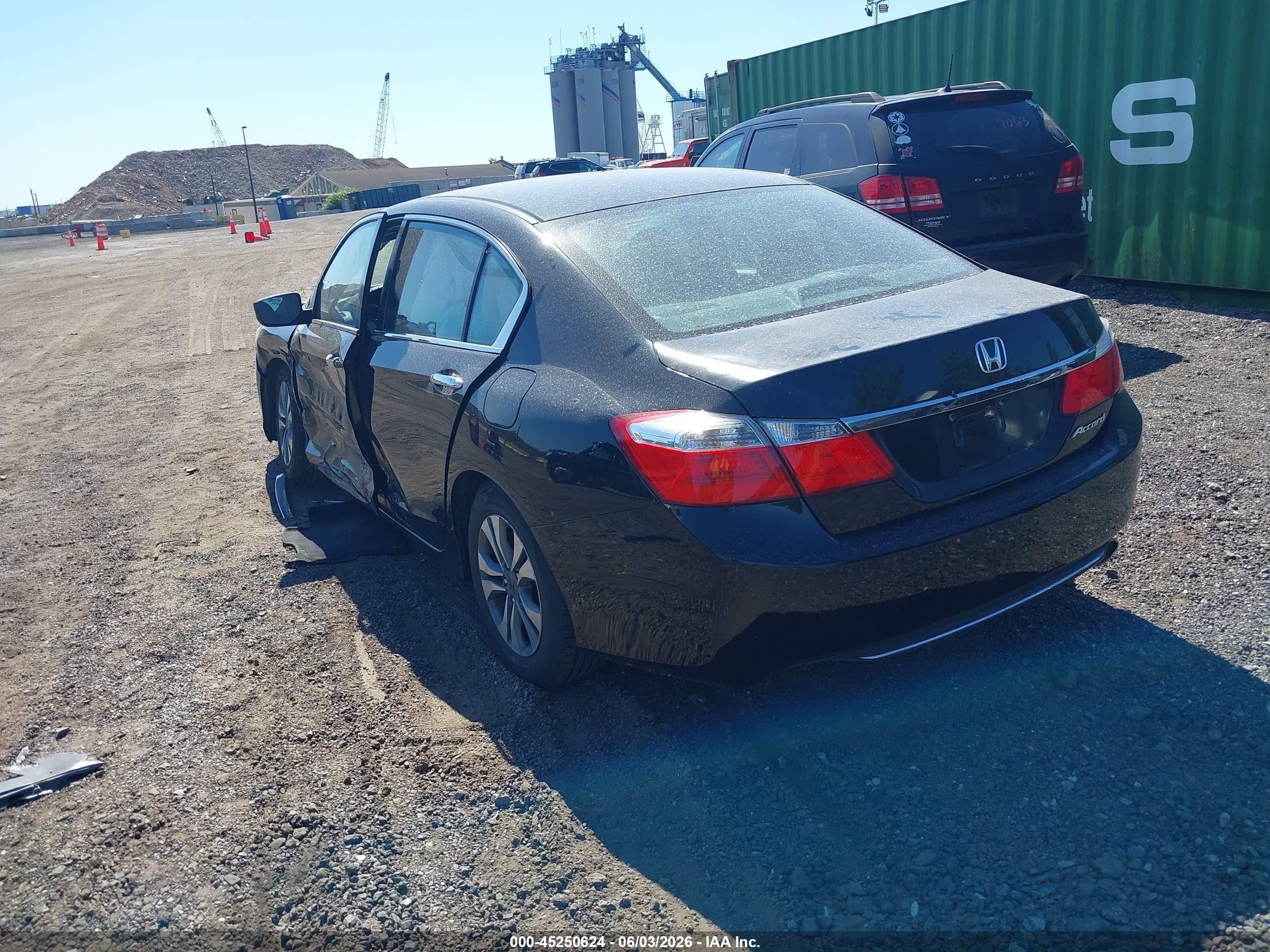 2015 Honda Accord Lx Черный vin: 1HGCR2F32FA209776