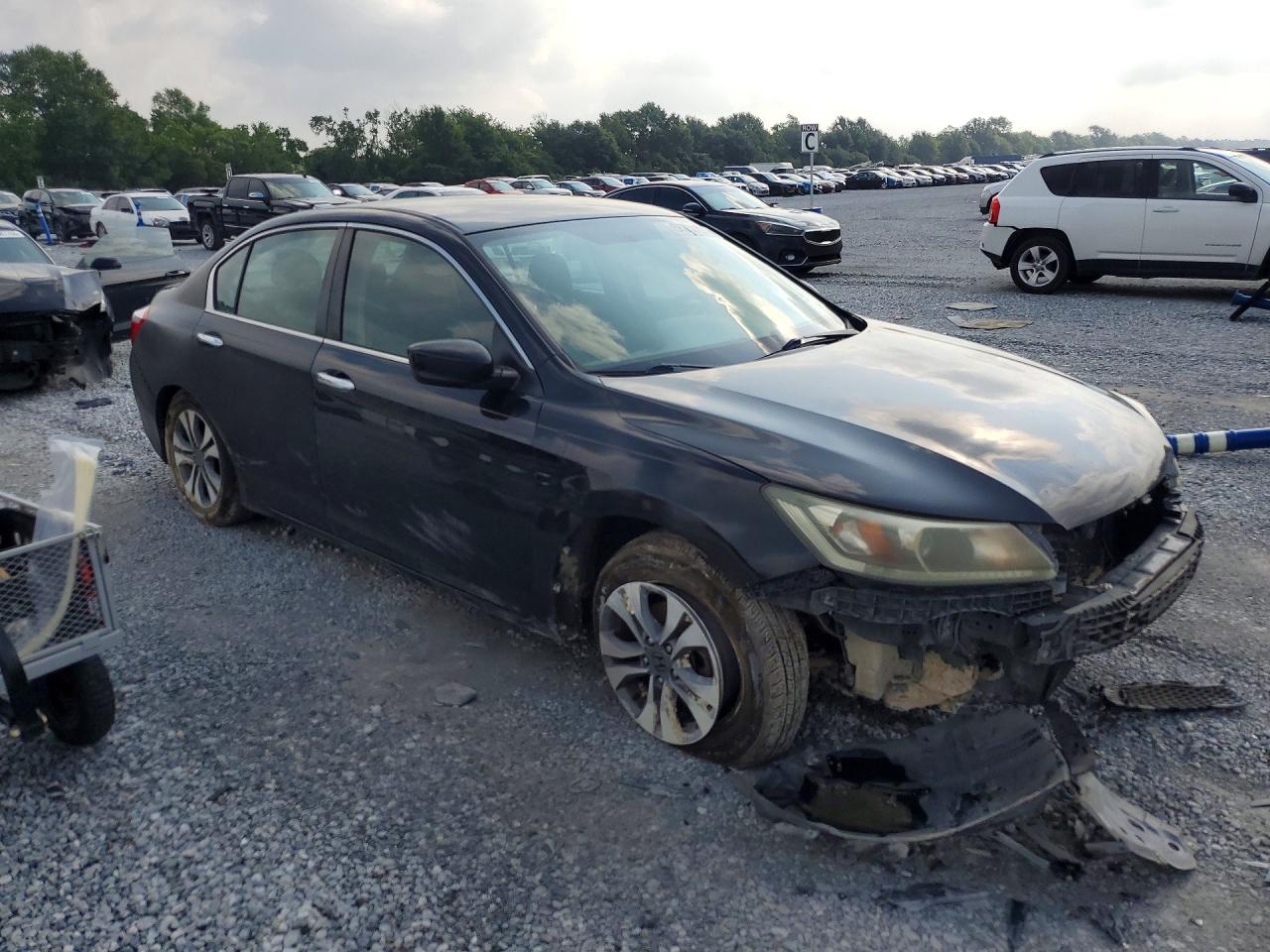 2015 Honda Accord Lx Черный vin: 1HGCR2F32FA228098