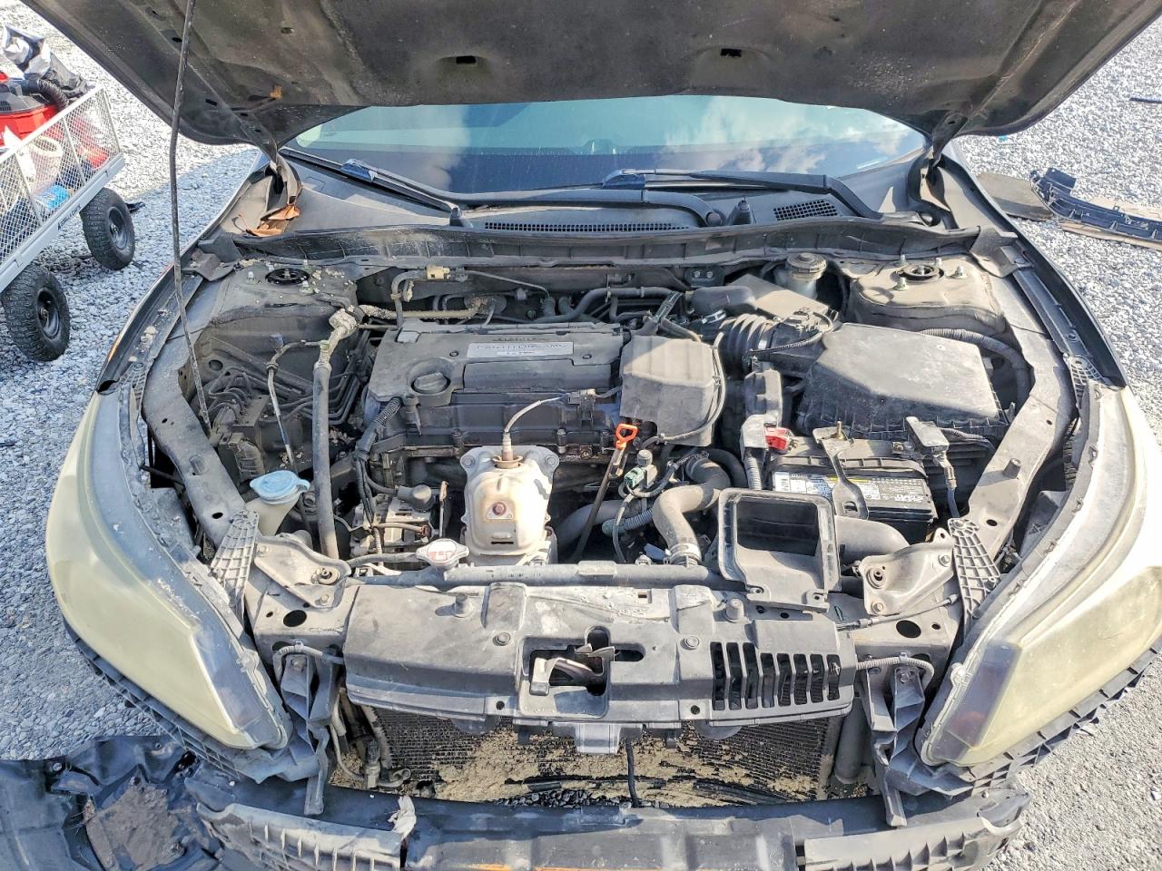 2015 Honda Accord Lx Черный vin: 1HGCR2F32FA228098