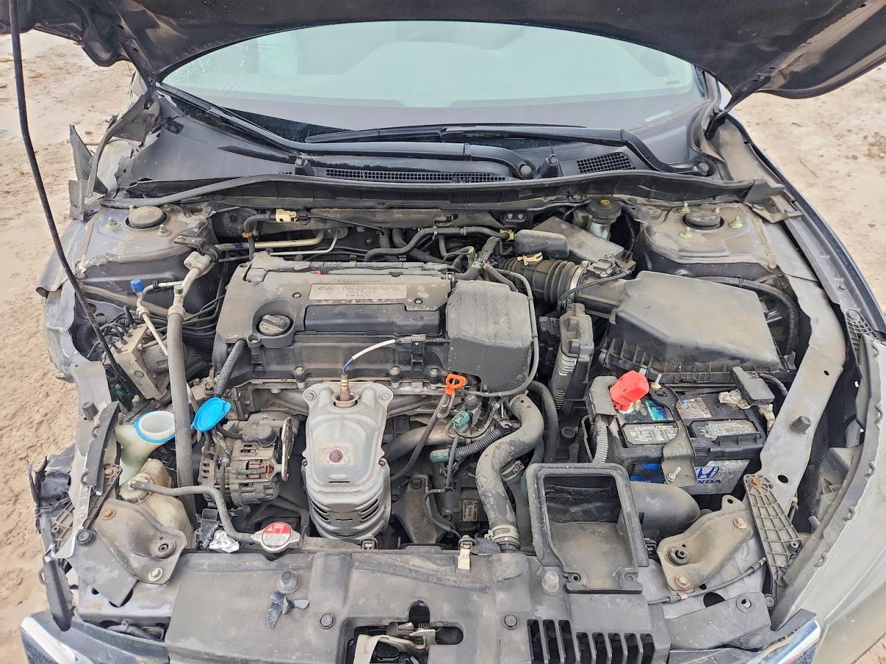 2015 Honda Accord Lx Gray vin: 1HGCR2F32FA231924