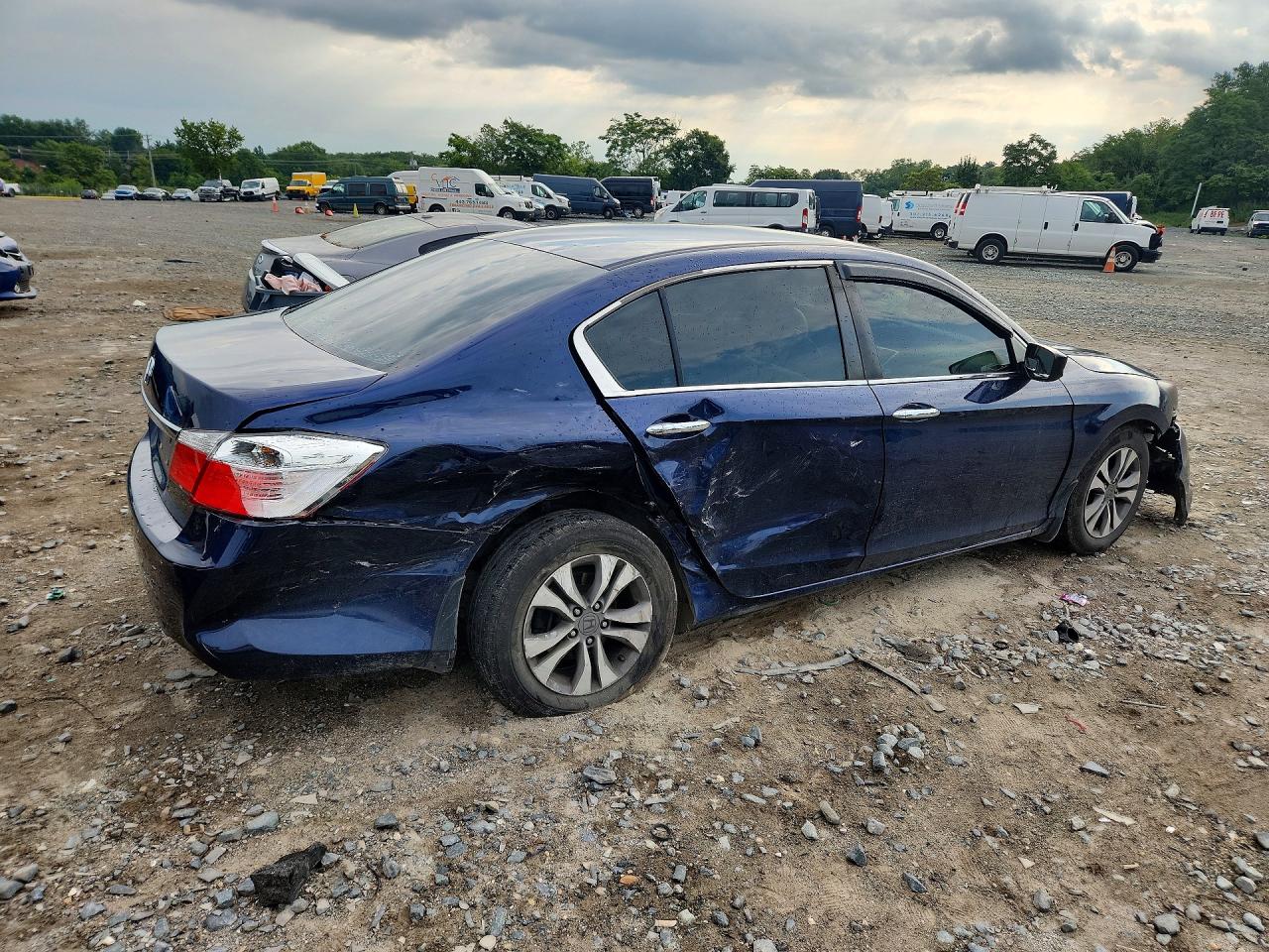 2015 Honda Accord Lx Синий vin: 1HGCR2F32FA232362