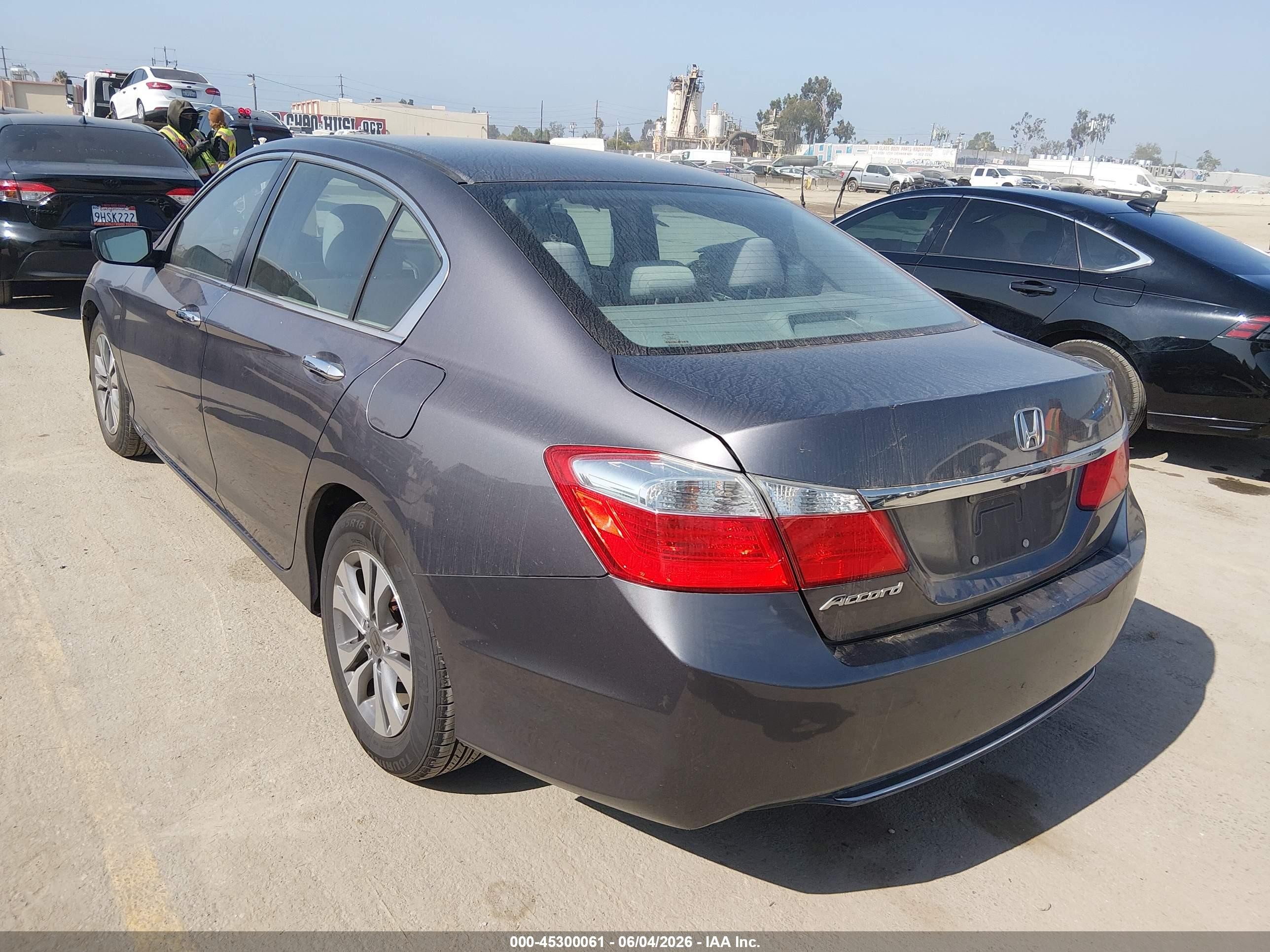 2015 Honda Accord Lx Gray vin: 1HGCR2F32FA240591
