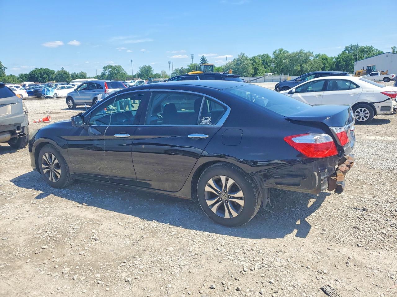 2015 Honda Accord Lx Black vin: 1HGCR2F32FA242373