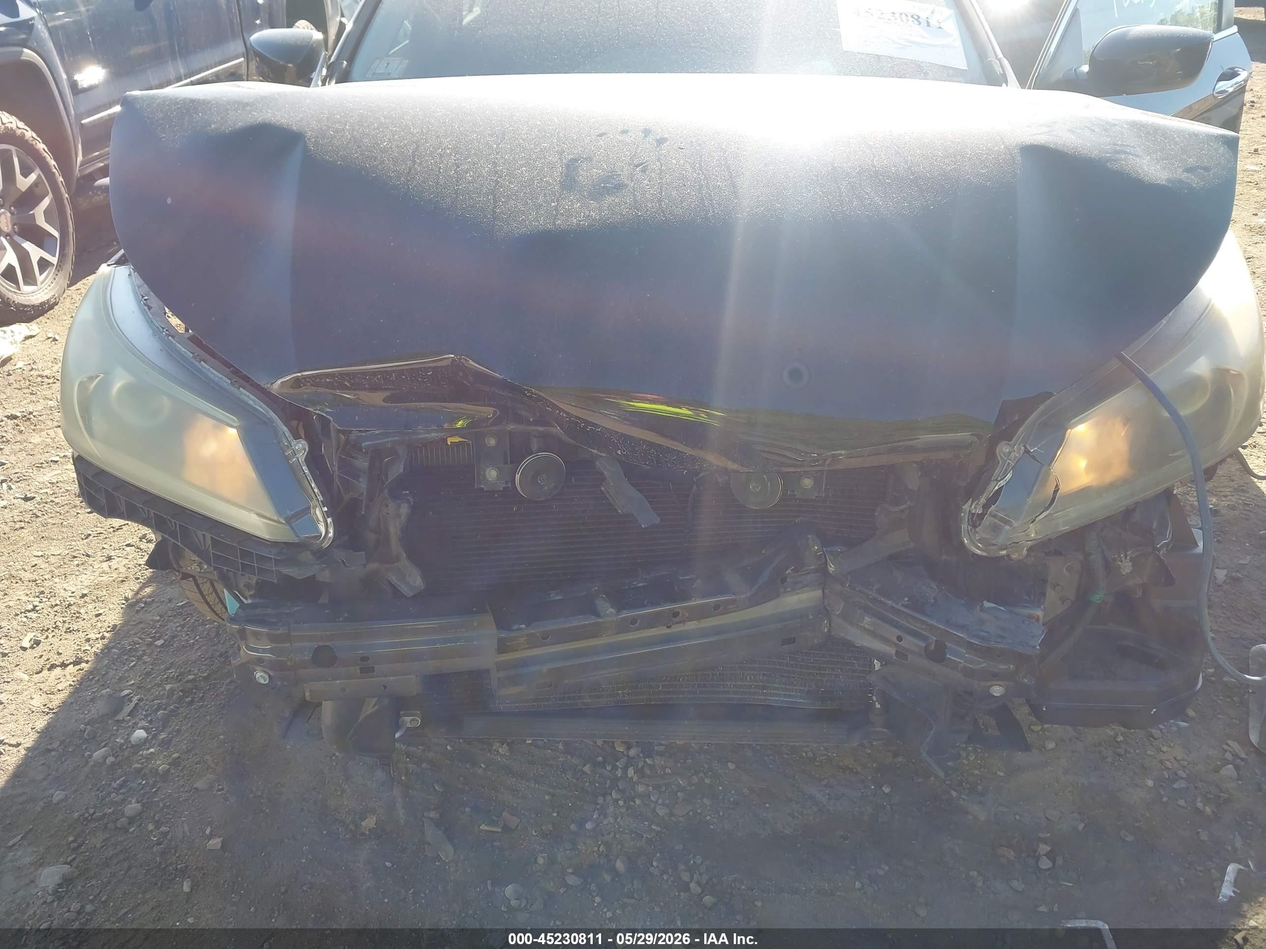 2015 Honda Accord Lx Black vin: 1HGCR2F32FA256211