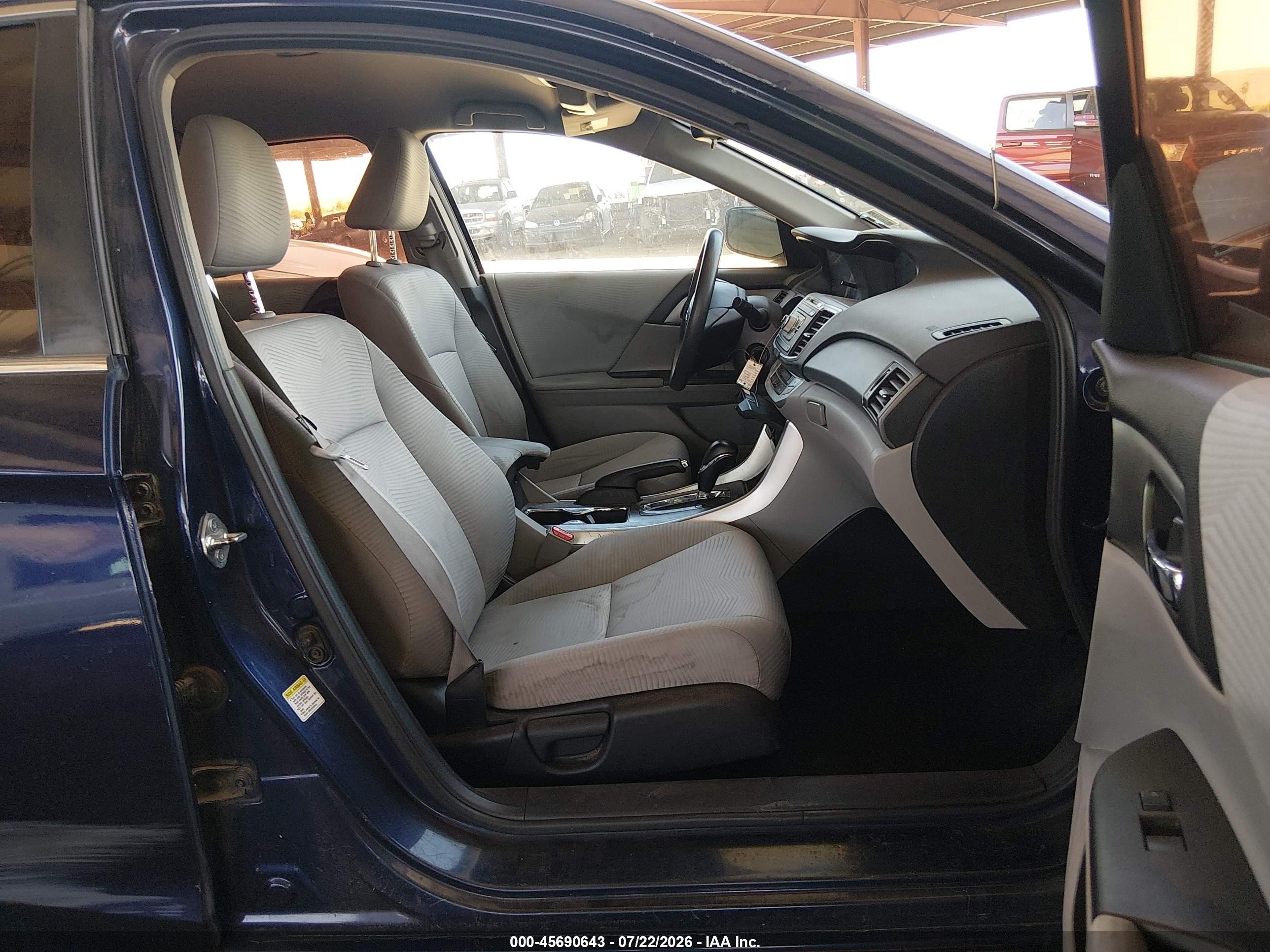 2015 Honda Accord Lx Синий vin: 1HGCR2F32FA276426