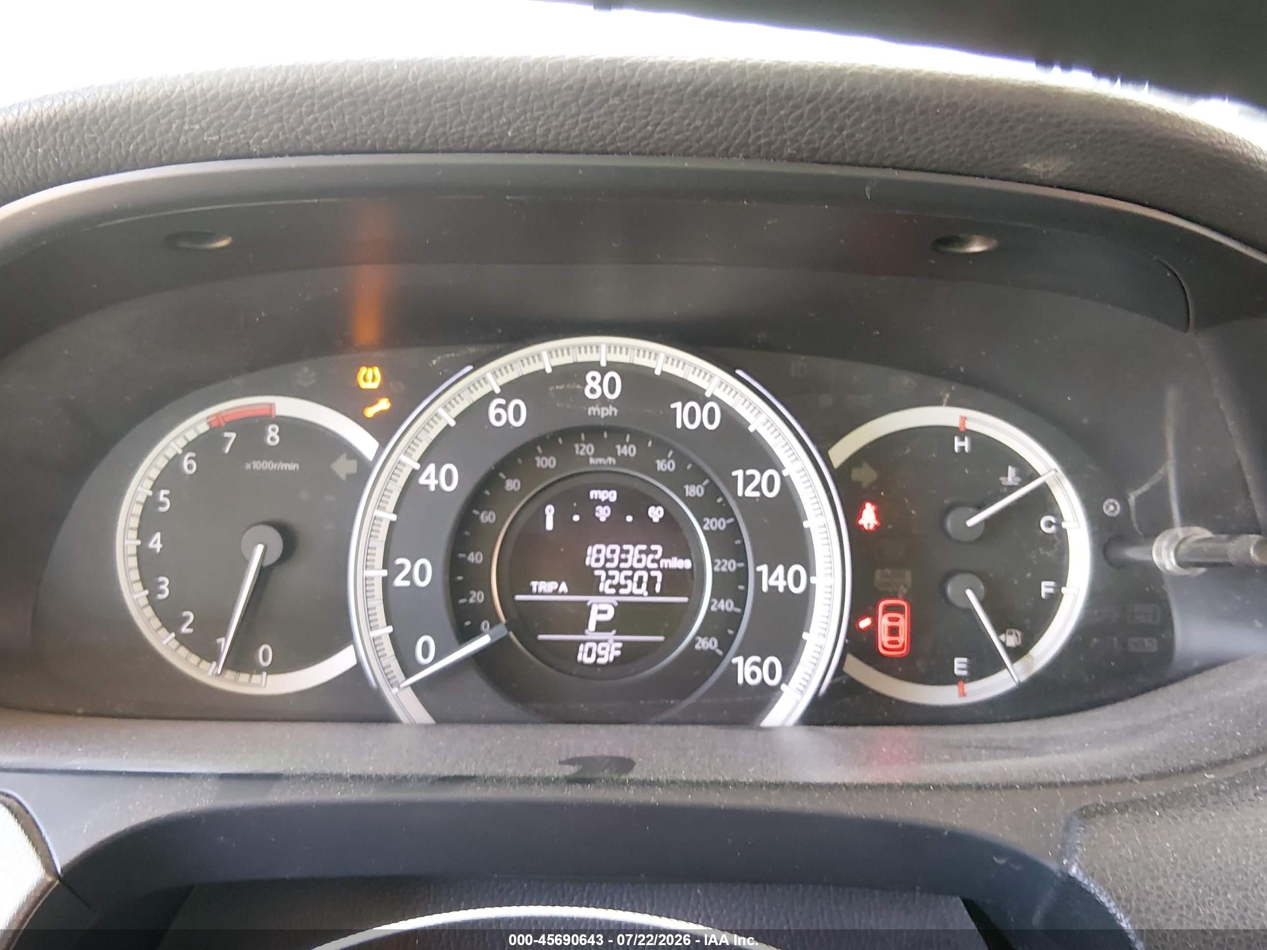 2015 Honda Accord Lx Синий vin: 1HGCR2F32FA276426