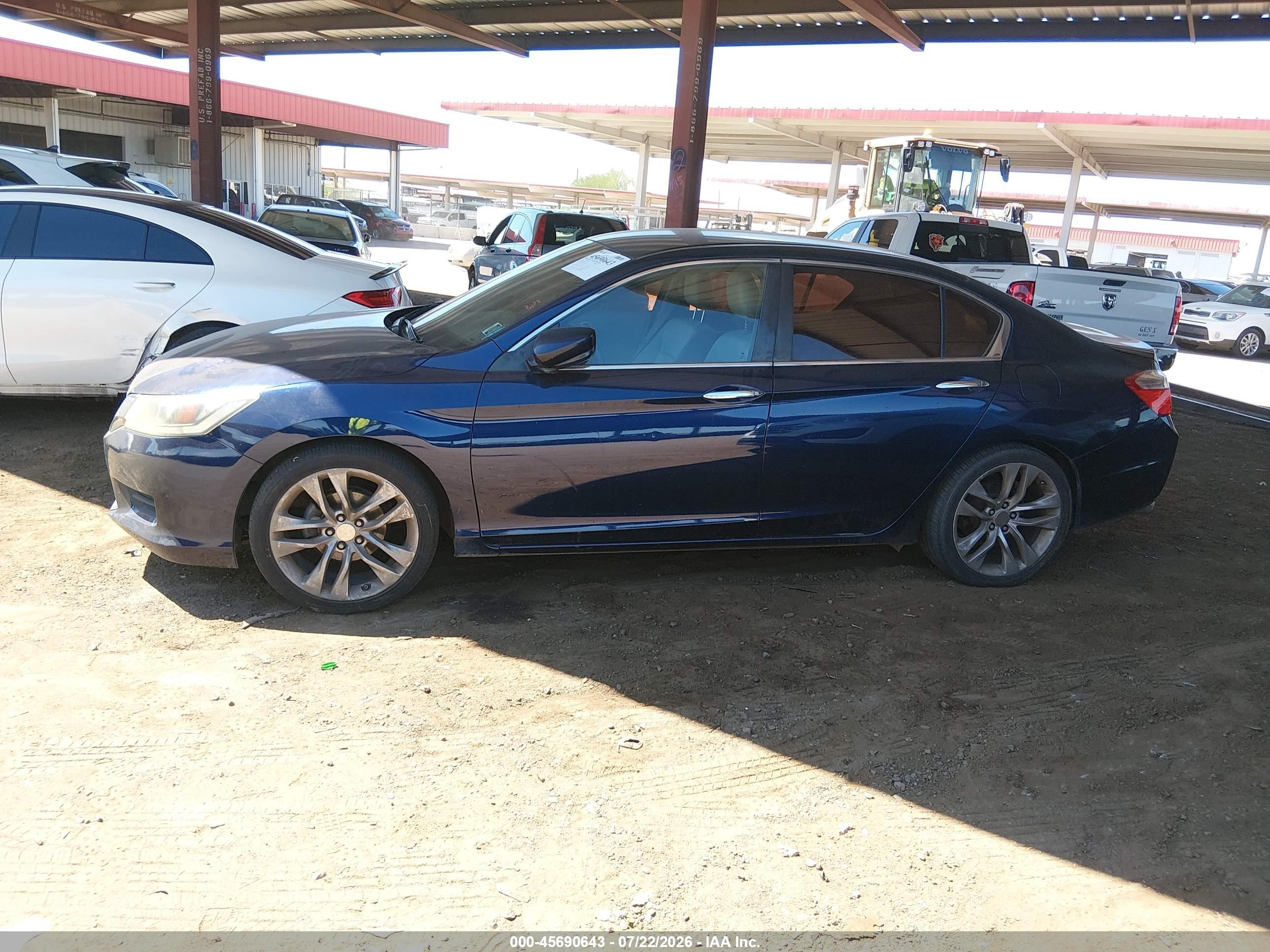 2015 Honda Accord Lx Синий vin: 1HGCR2F32FA276426