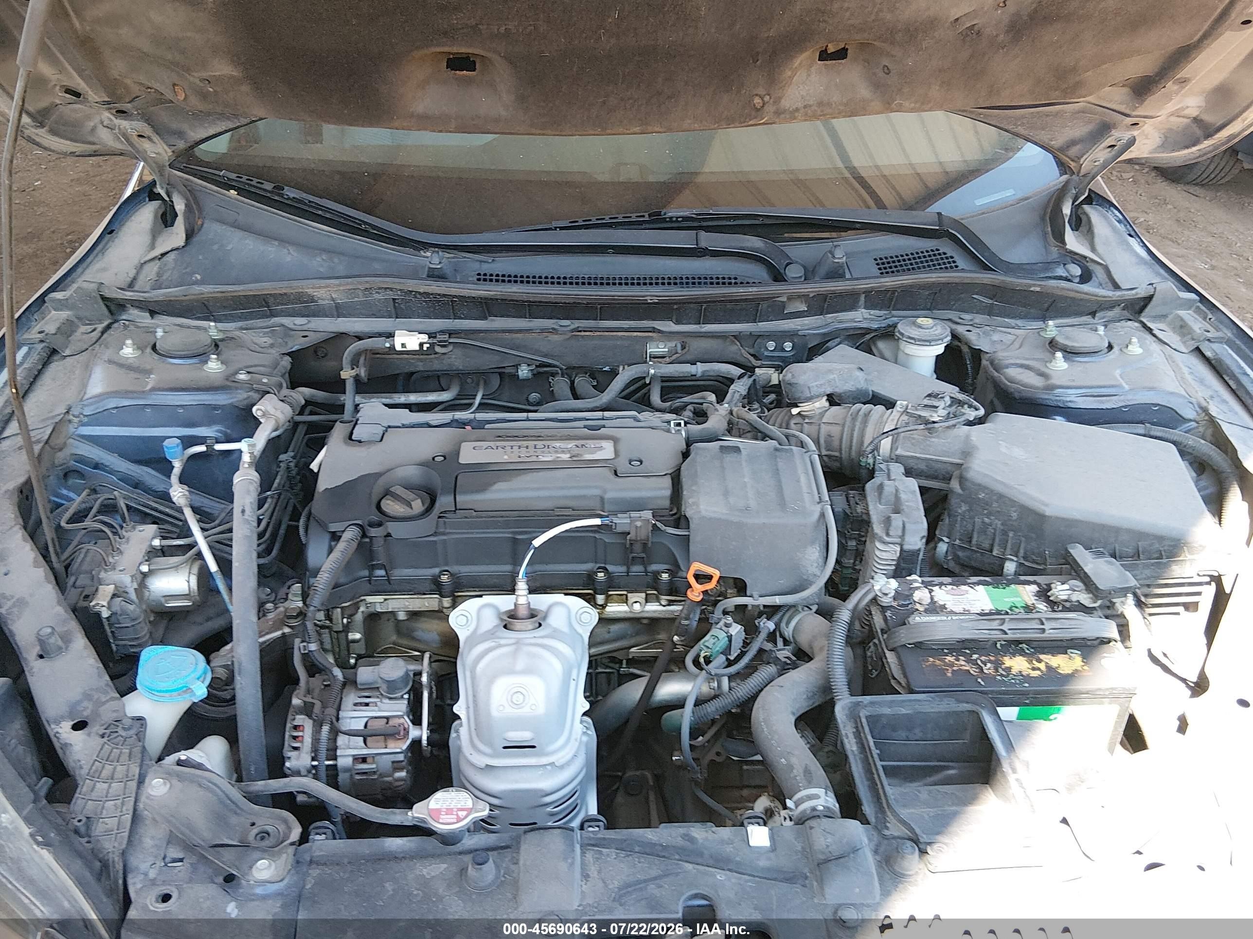 2015 Honda Accord Lx Синий vin: 1HGCR2F32FA276426