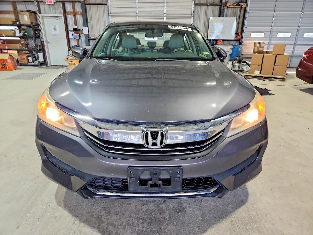 2016 Honda Accord Lx Gray vin: 1HGCR2F32GA001267