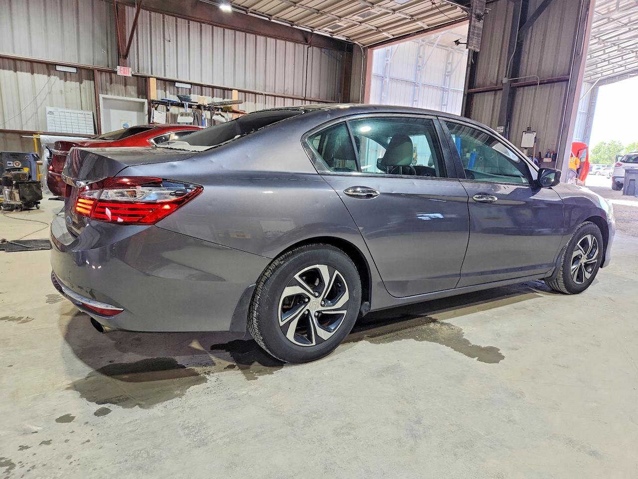 2016 Honda Accord Lx Gray vin: 1HGCR2F32GA001267