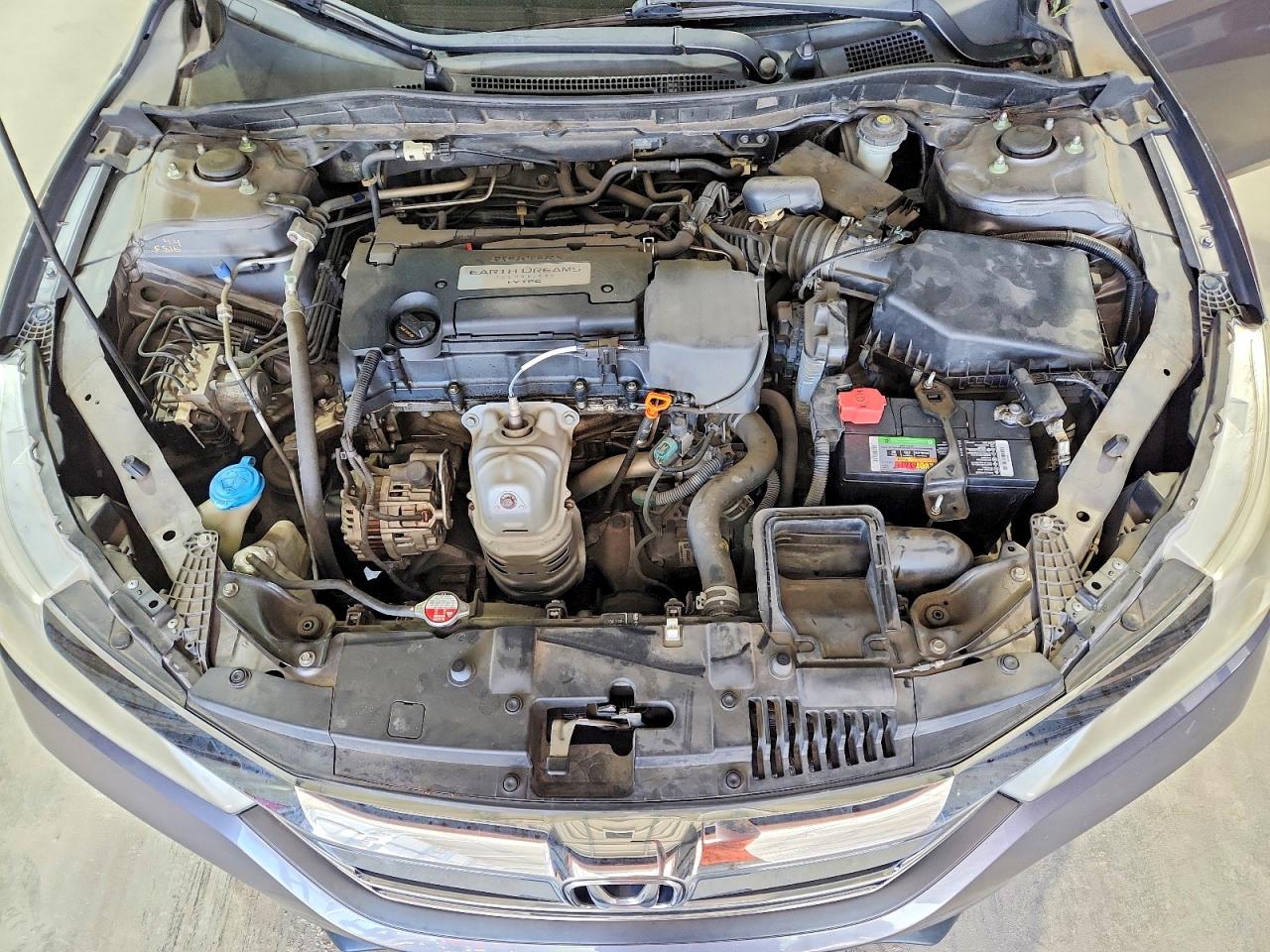 2016 Honda Accord Lx Gray vin: 1HGCR2F32GA001267