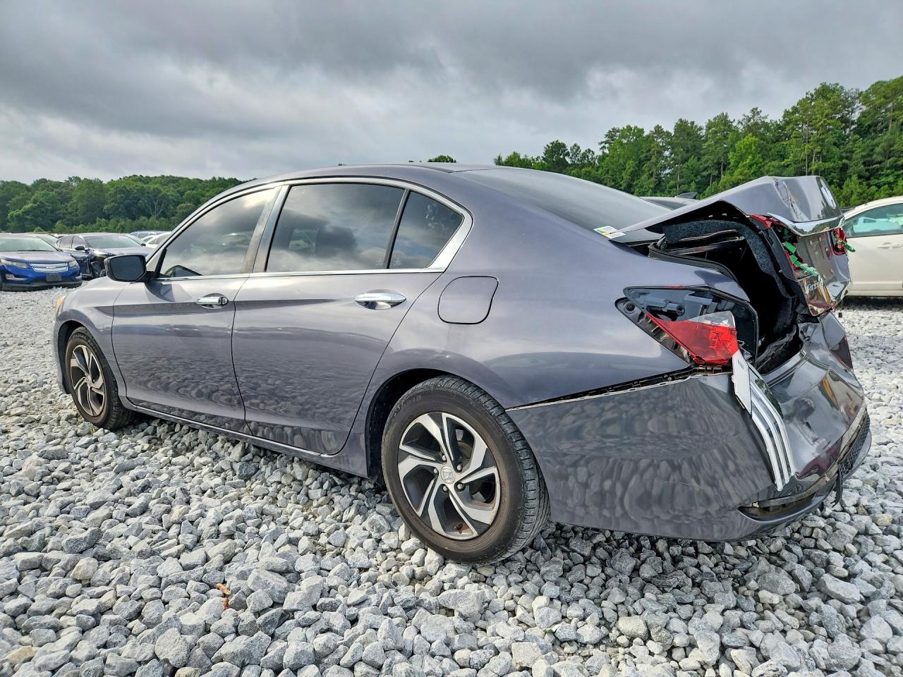 2017 Honda Accord Lx Gray vin: 1HGCR2F32HA194084