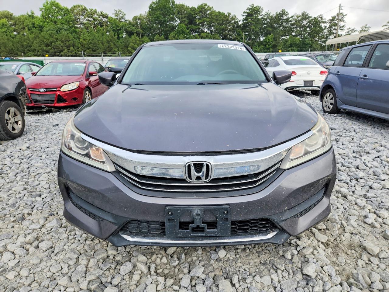 2017 Honda Accord Lx Gray vin: 1HGCR2F32HA194084