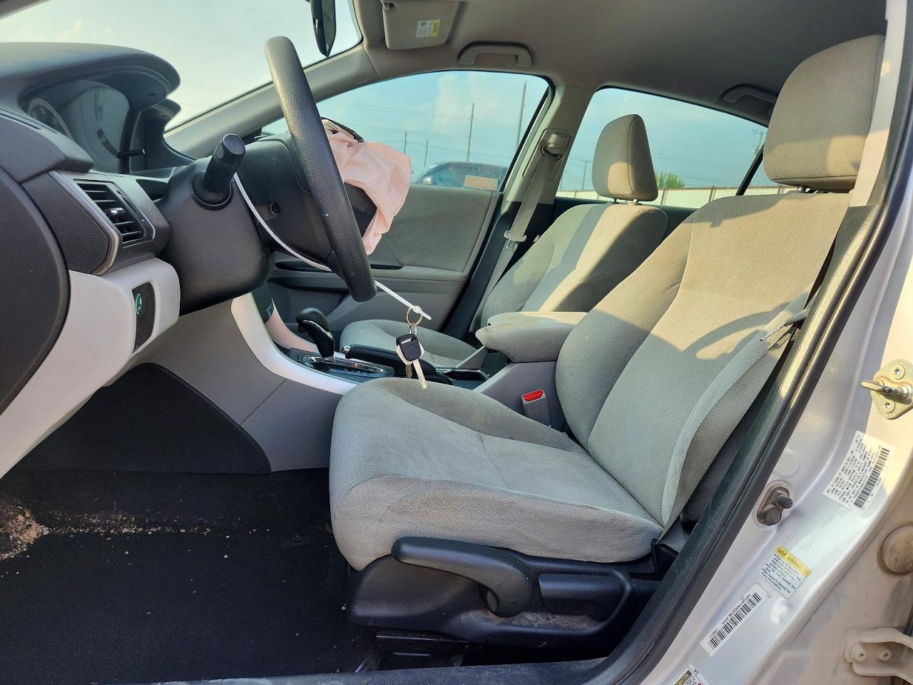 2013 Honda Accord Lx Silver vin: 1HGCR2F33DA015710