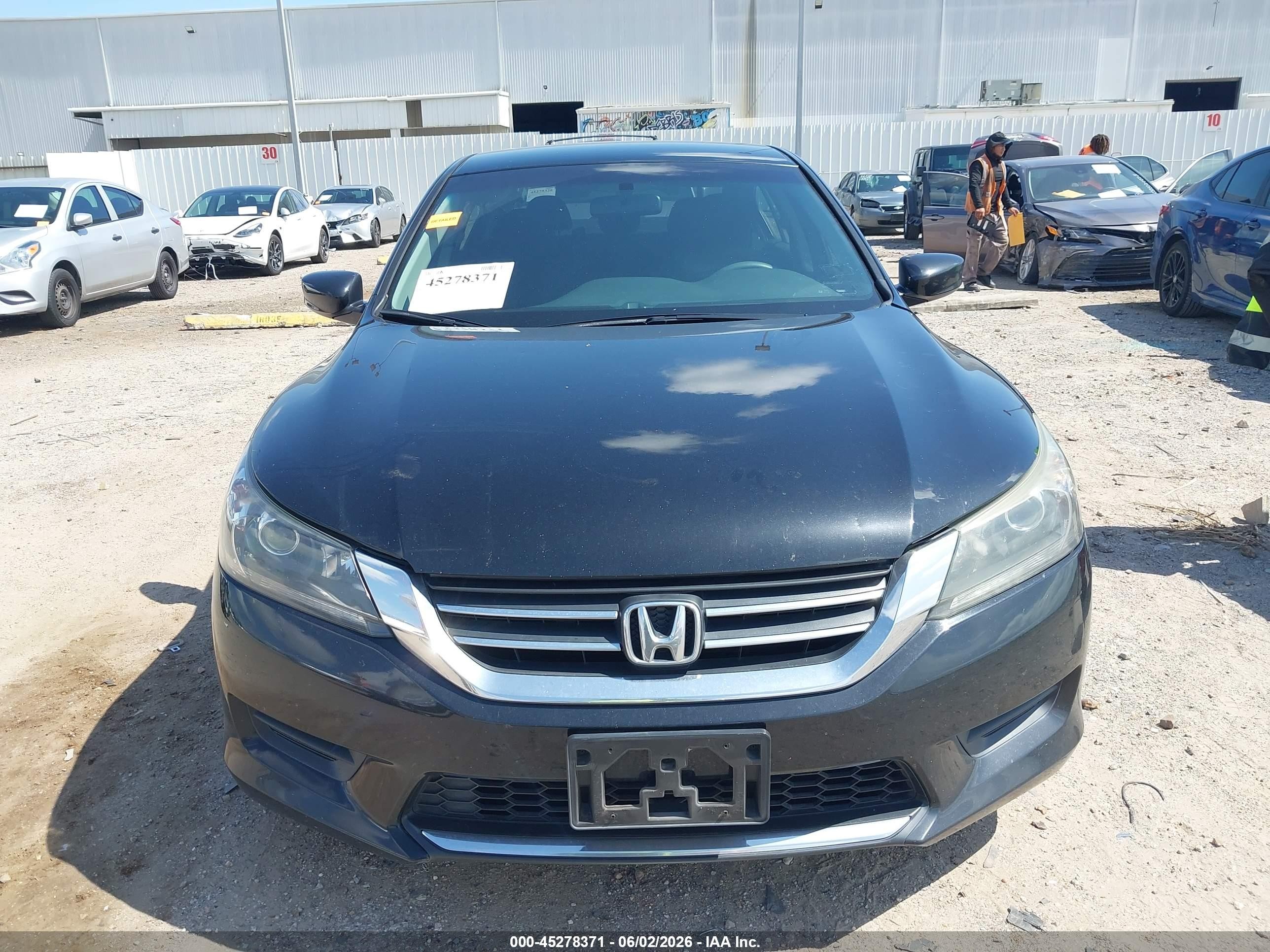 2013 Honda Accord Lx Black vin: 1HGCR2F33DA042132