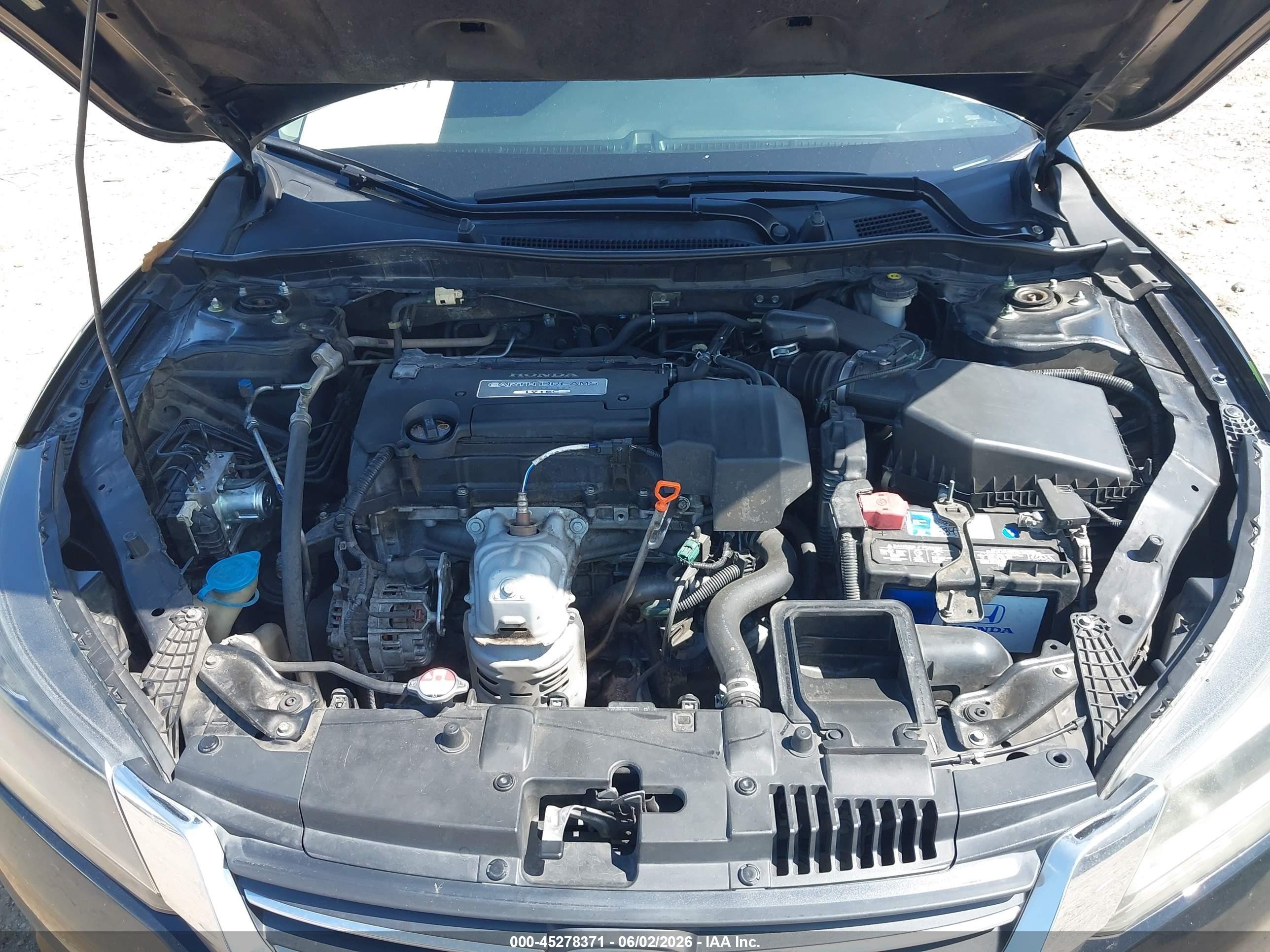 2013 Honda Accord Lx Black vin: 1HGCR2F33DA042132