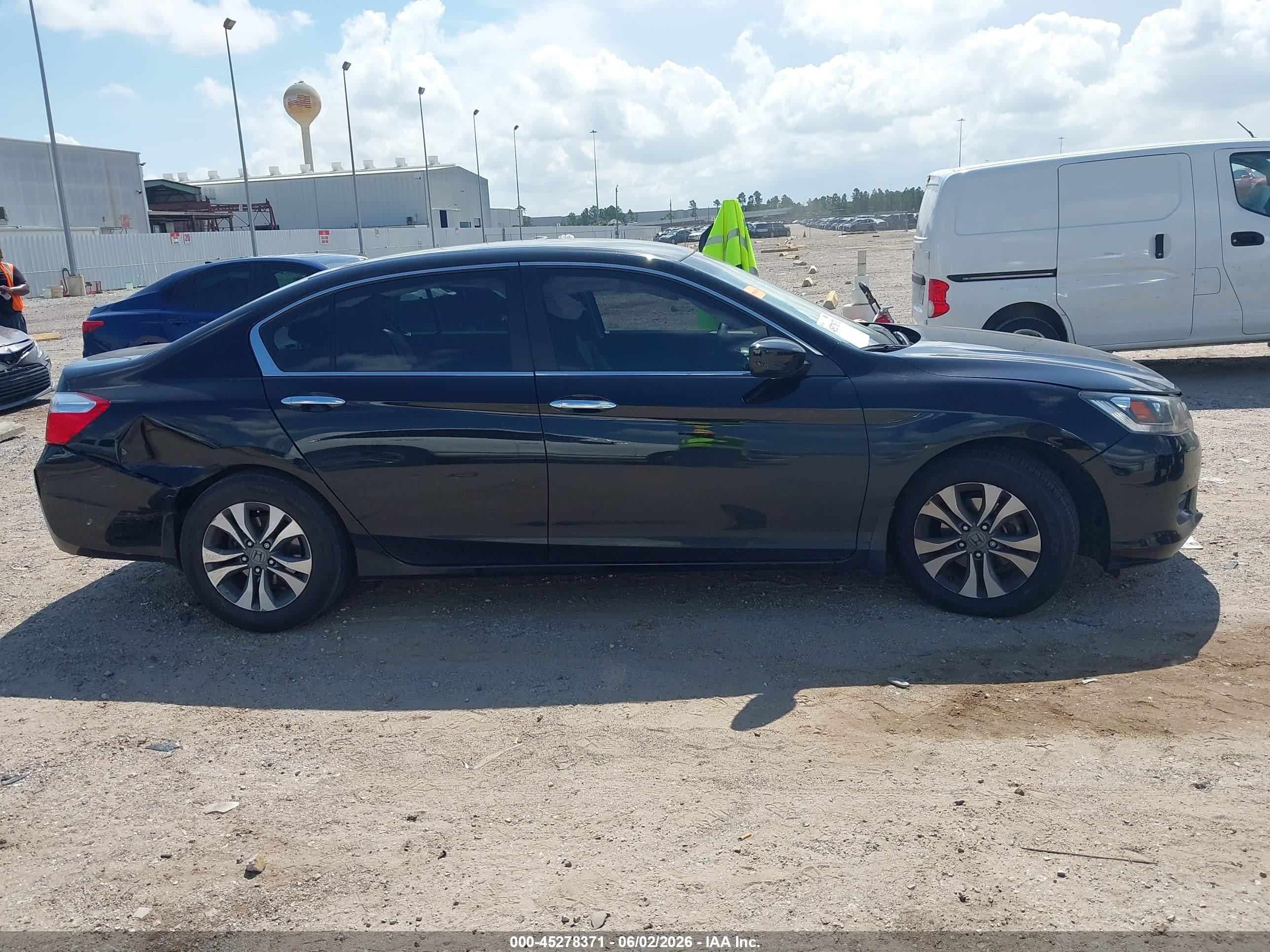 2013 Honda Accord Lx Black vin: 1HGCR2F33DA042132
