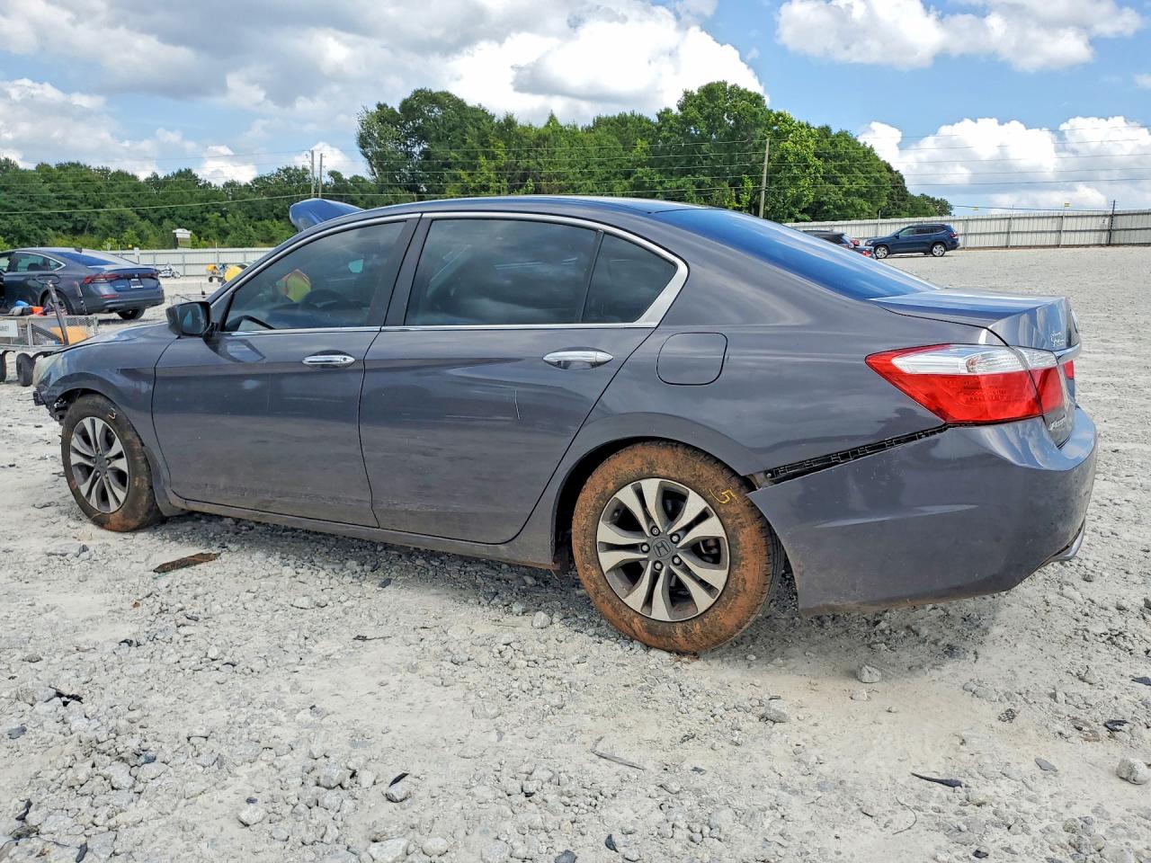 2013 Honda Accord Lx Gray vin: 1HGCR2F33DA046522