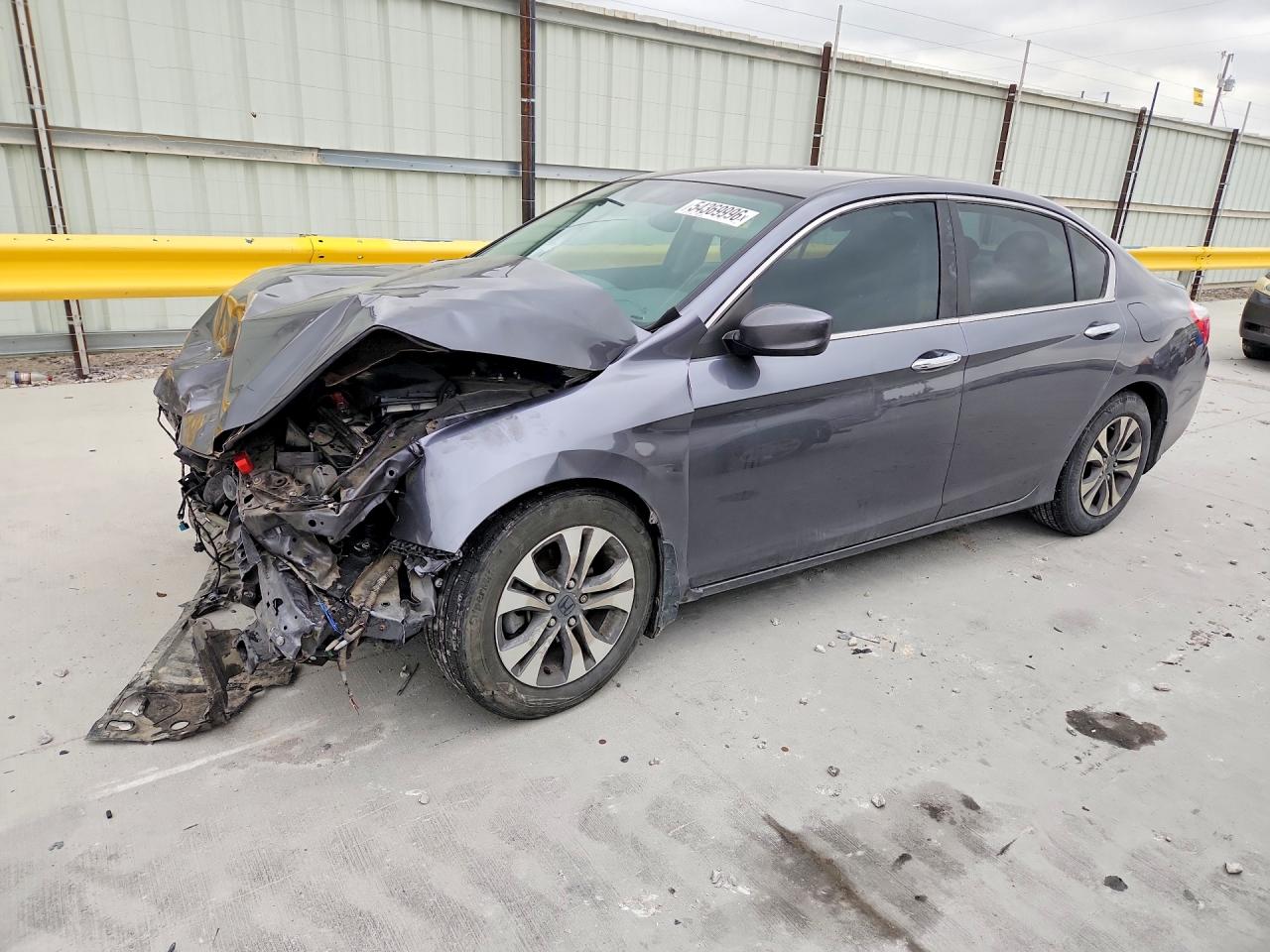 2013 Honda Accord Lx Gray vin: 1HGCR2F33DA050554