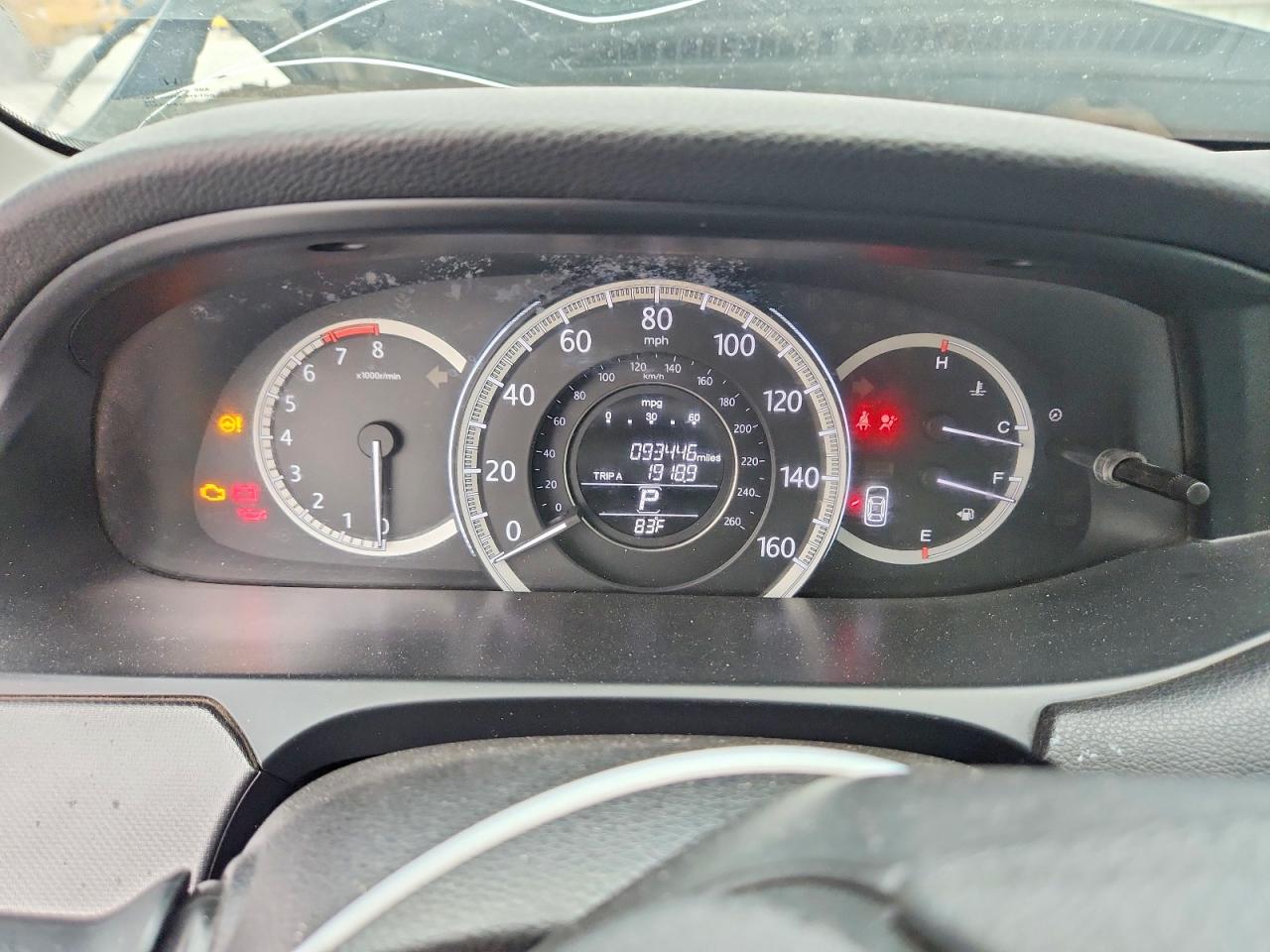 2013 Honda Accord Lx Gray vin: 1HGCR2F33DA050554