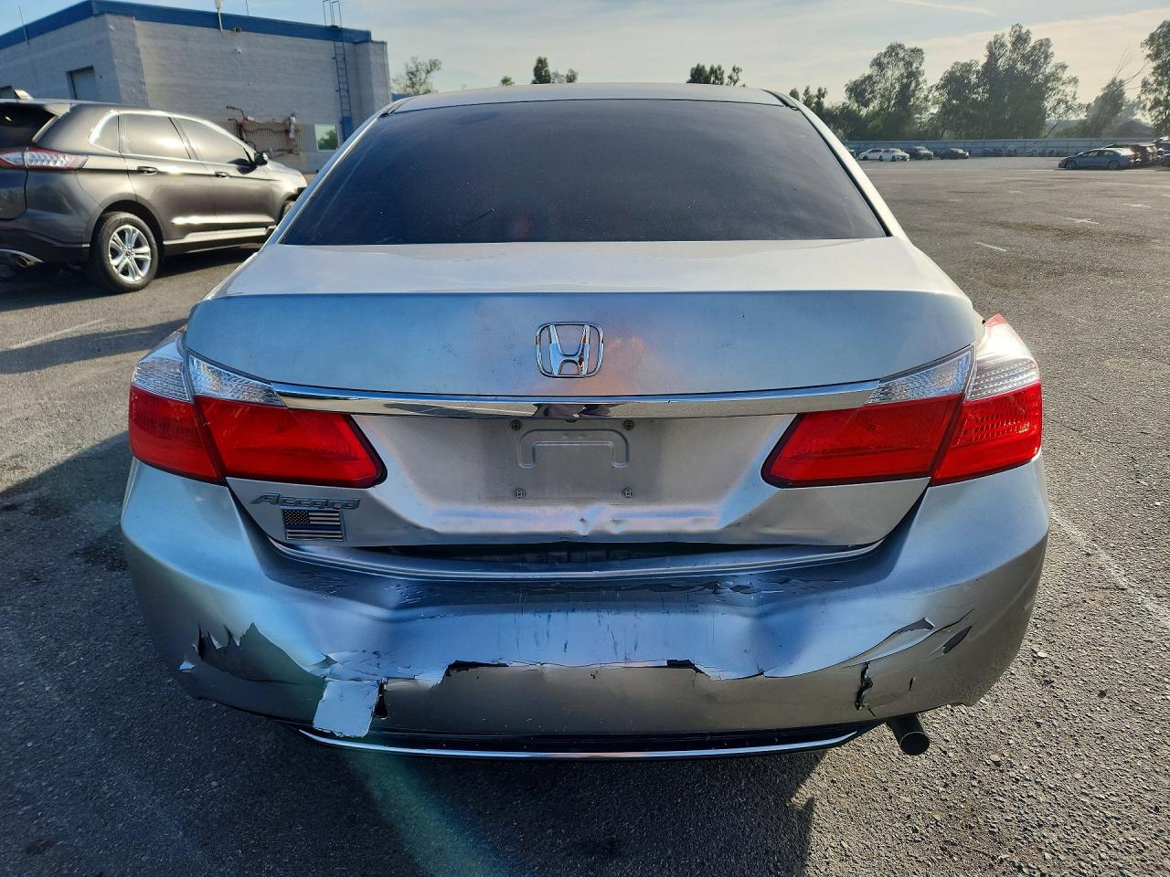 2013 Honda Accord Lx Silver vin: 1HGCR2F33DA053115