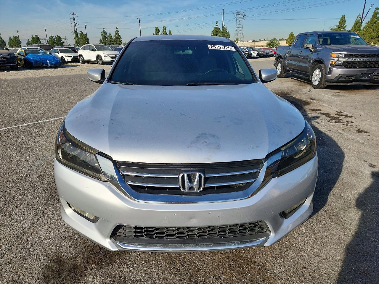2013 Honda Accord Lx Silver vin: 1HGCR2F33DA053115