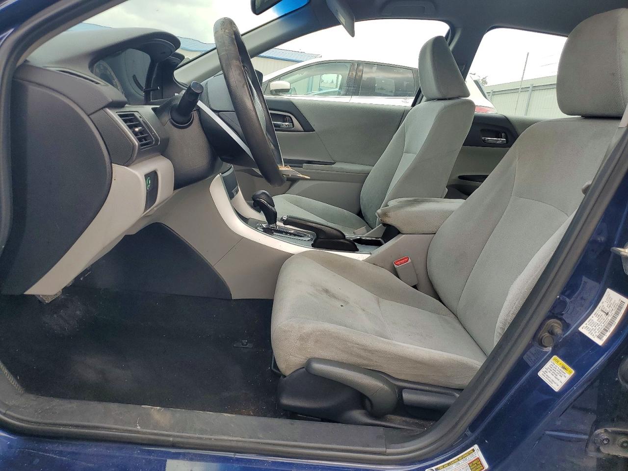 2013 Honda Accord Lx Blue vin: 1HGCR2F33DA064938