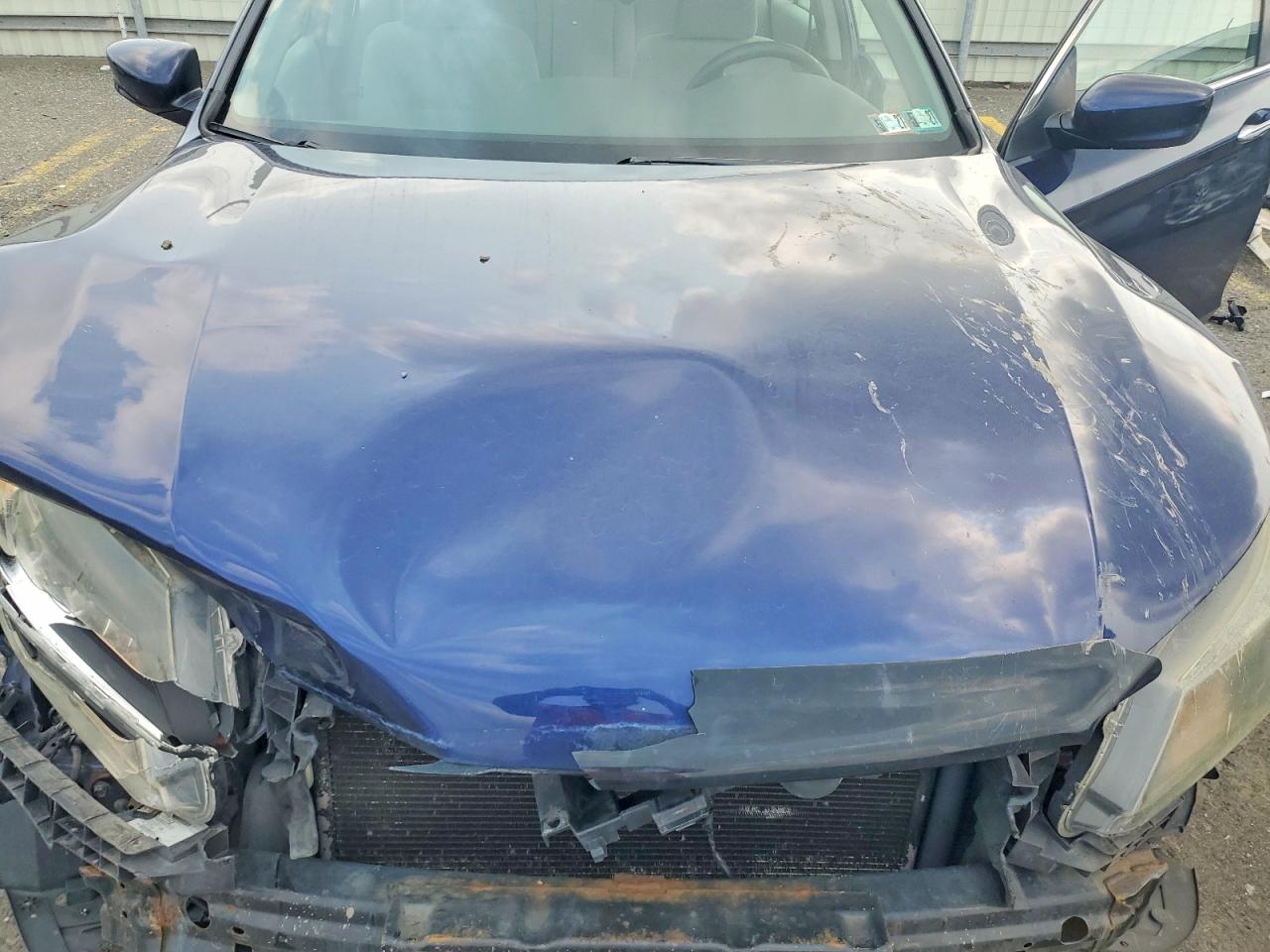 2013 Honda Accord Lx Blue vin: 1HGCR2F33DA064938
