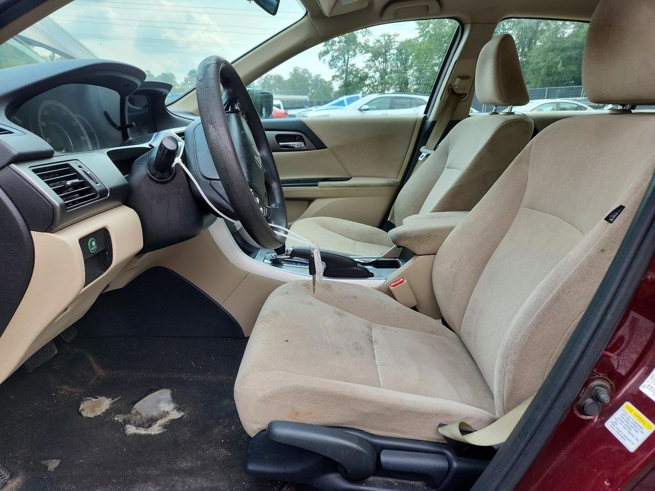 2013 Honda Accord Lx Burgundy vin: 1HGCR2F33DA091704