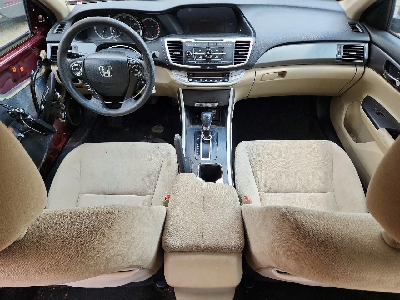 2013 Honda Accord Lx Burgundy vin: 1HGCR2F33DA091704