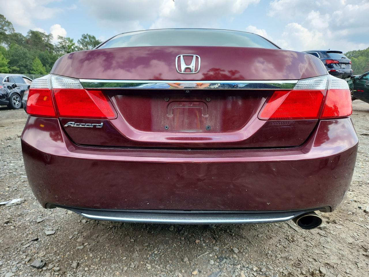 2013 Honda Accord Lx Burgundy vin: 1HGCR2F33DA091704