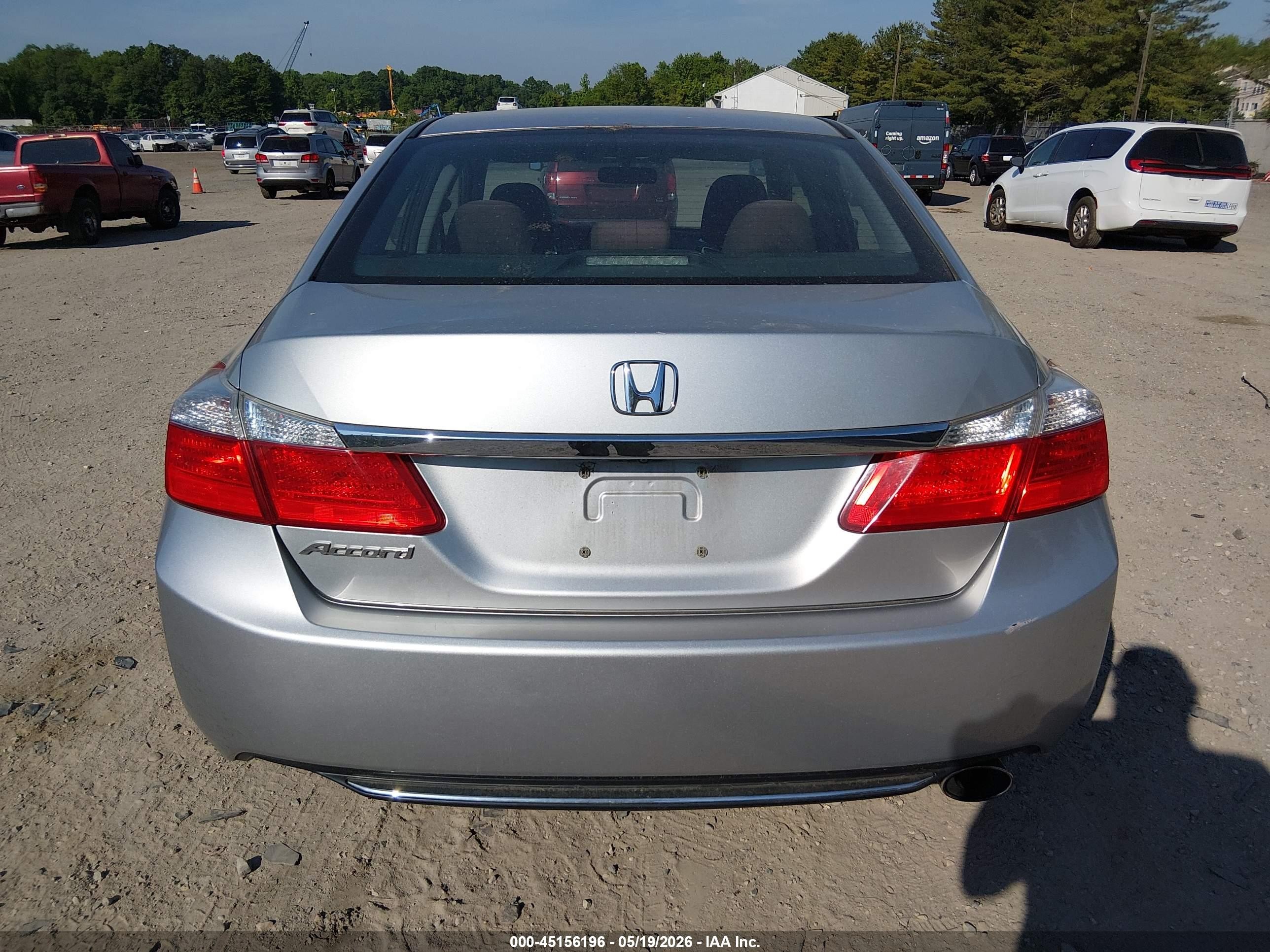 2013 Honda Accord Lx Silver vin: 1HGCR2F33DA114768