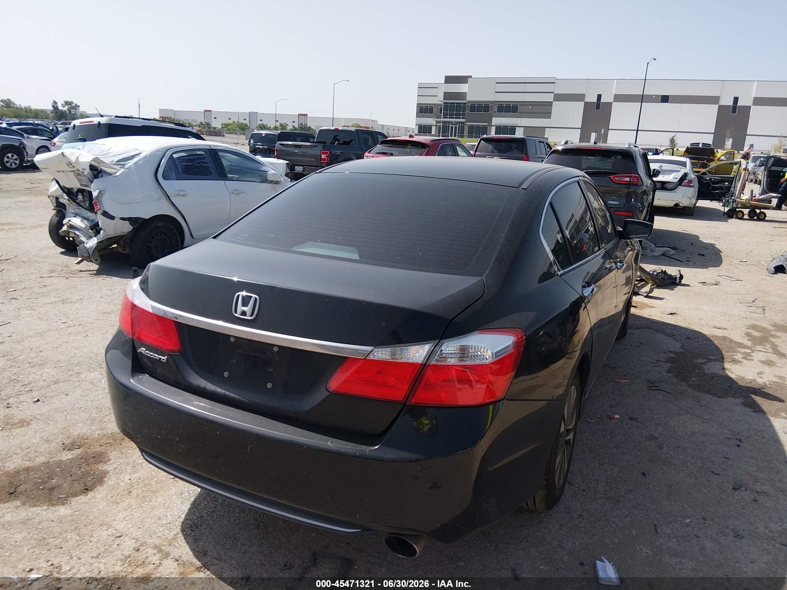 2013 Honda Accord Lx Black vin: 1HGCR2F33DA133448