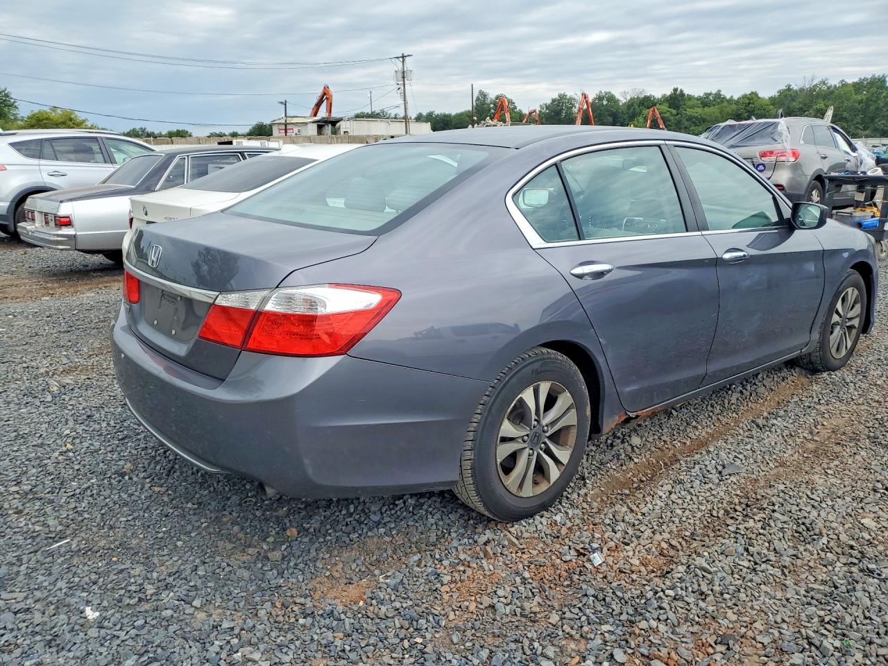 2013 Honda Accord Lx Gray vin: 1HGCR2F33DA135295