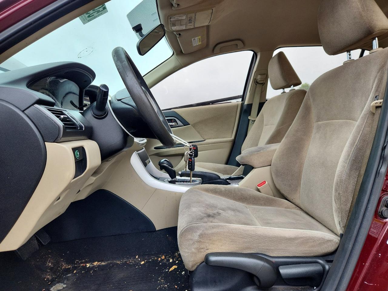 2013 Honda Accord Lx Burgundy vin: 1HGCR2F33DA135846
