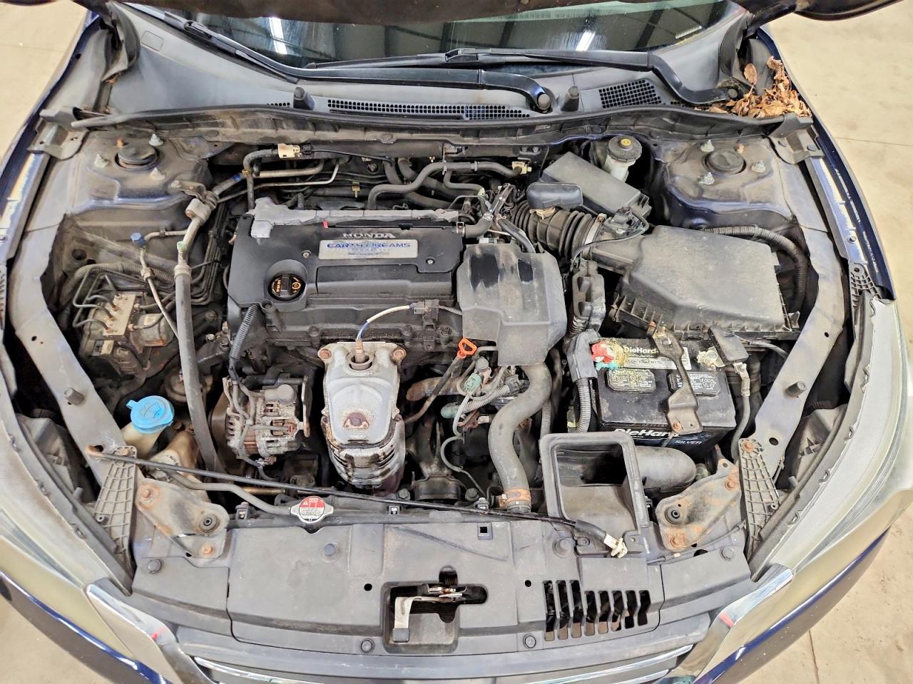 2013 Honda Accord Lx Blue vin: 1HGCR2F33DA143137