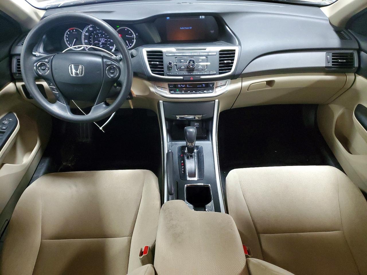2013 Honda Accord Lx Beige vin: 1HGCR2F33DA145941