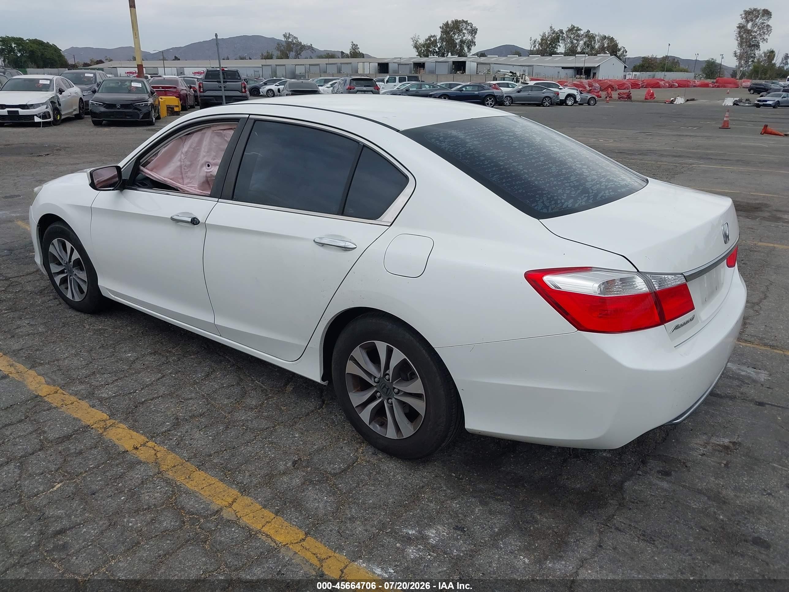 2013 Honda Accord Lx Белый vin: 1HGCR2F33DA152890