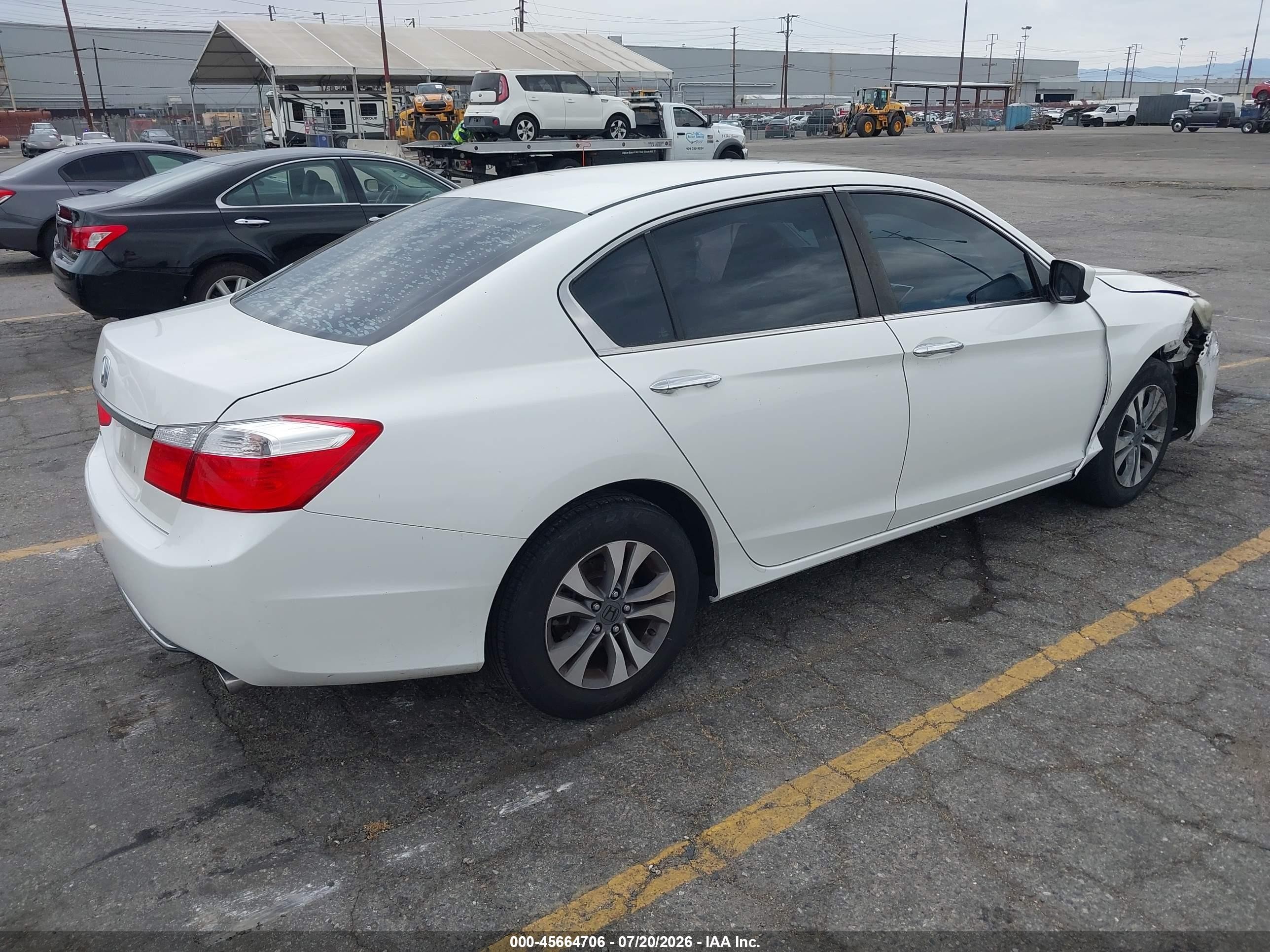 2013 Honda Accord Lx Белый vin: 1HGCR2F33DA152890
