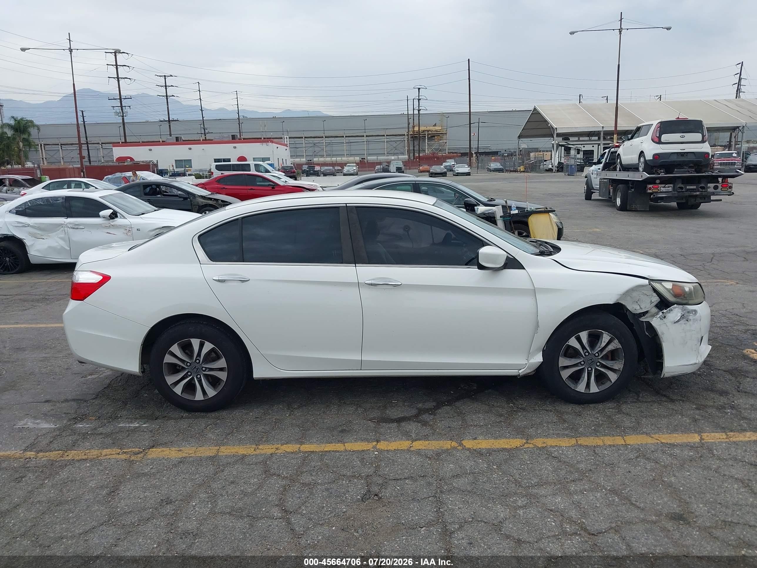 2013 Honda Accord Lx Белый vin: 1HGCR2F33DA152890