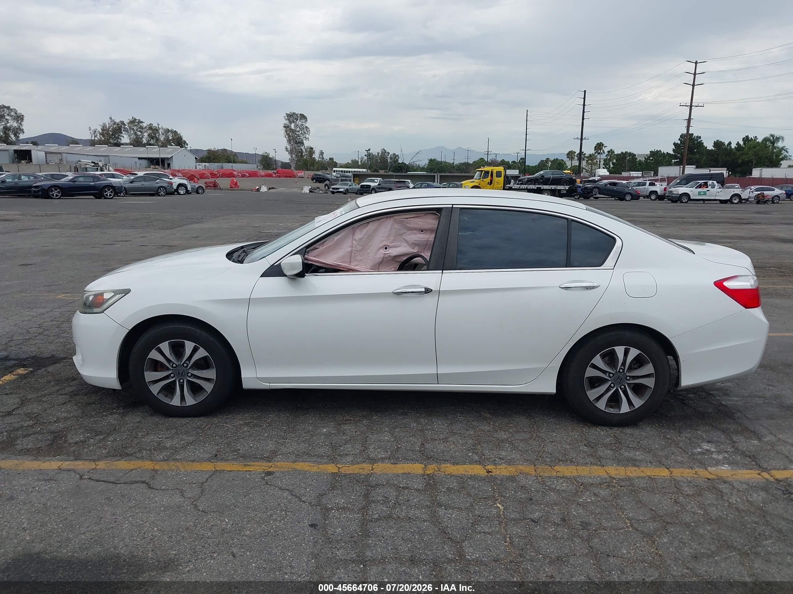 2013 Honda Accord Lx Белый vin: 1HGCR2F33DA152890