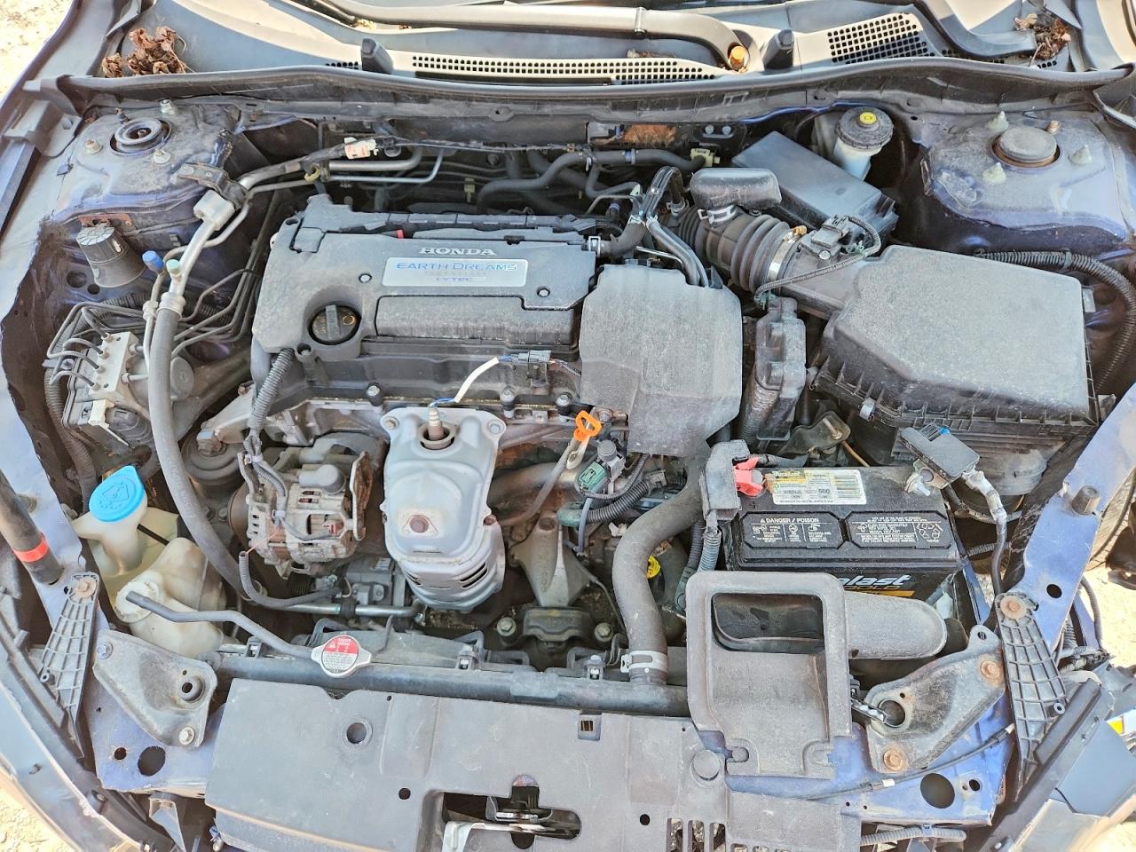 2013 Honda Accord Lx Blue vin: 1HGCR2F33DA164098