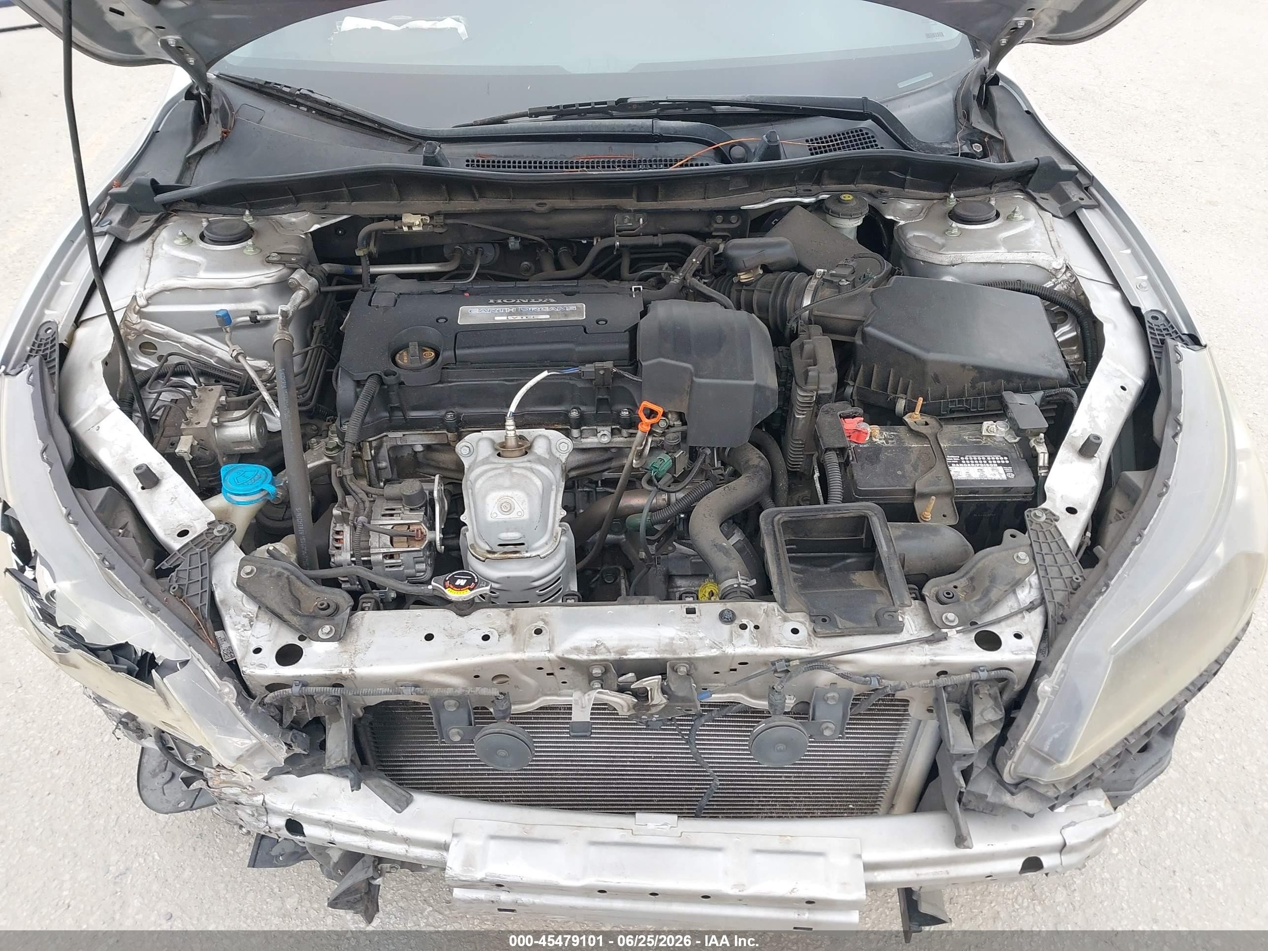2013 Honda Accord Lx Silver vin: 1HGCR2F33DA167714