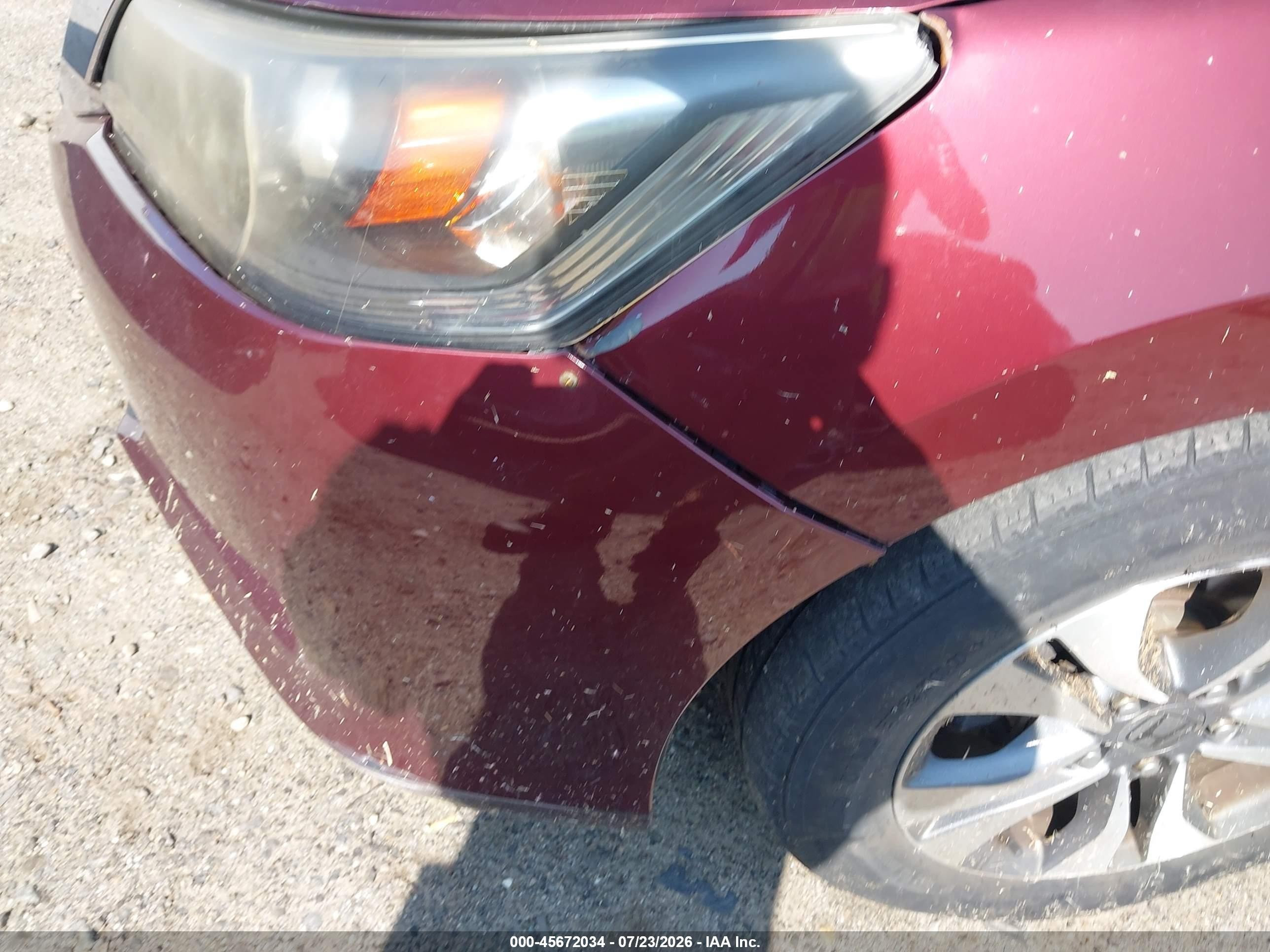 2013 Honda Accord Lx Red vin: 1HGCR2F33DA187798