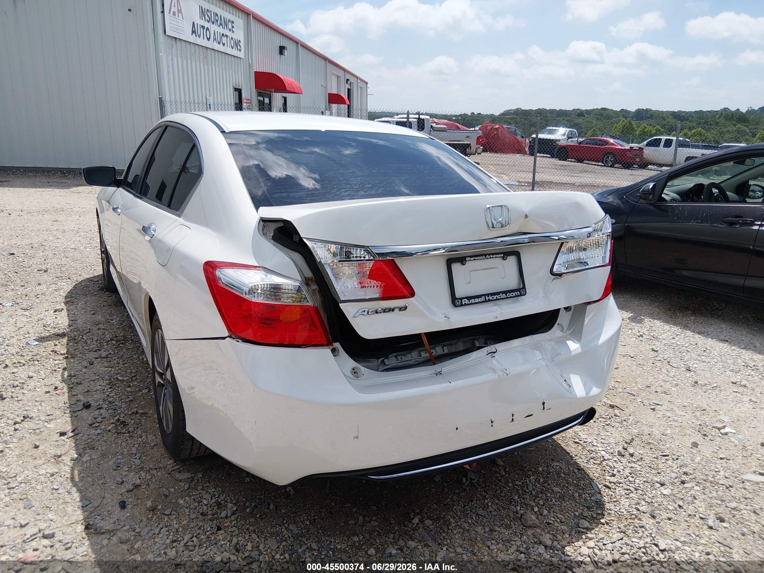 2013 Honda Accord Lx White vin: 1HGCR2F33DA191107