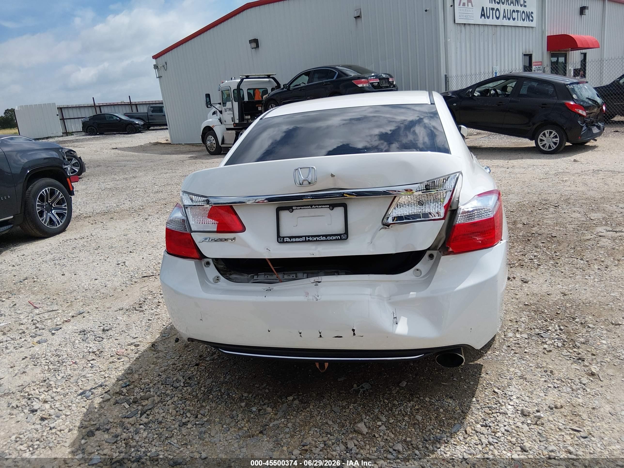 2013 Honda Accord Lx White vin: 1HGCR2F33DA191107