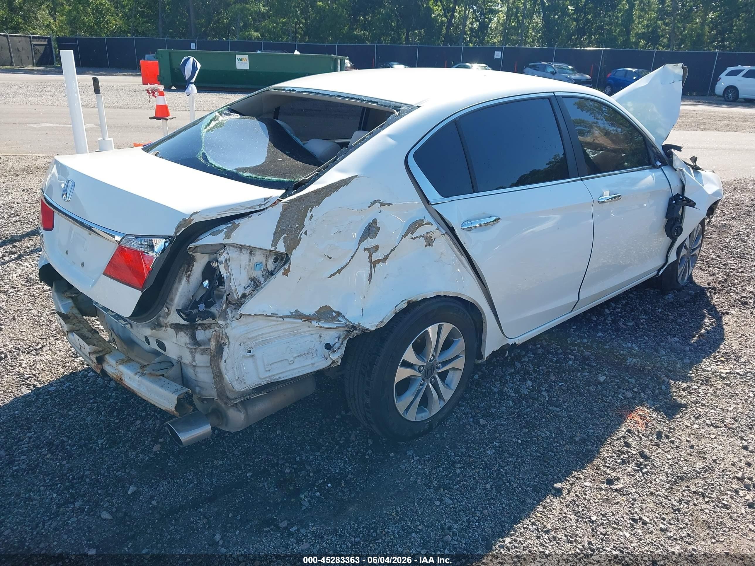2013 Honda Accord Lx Белый vin: 1HGCR2F33DA199160