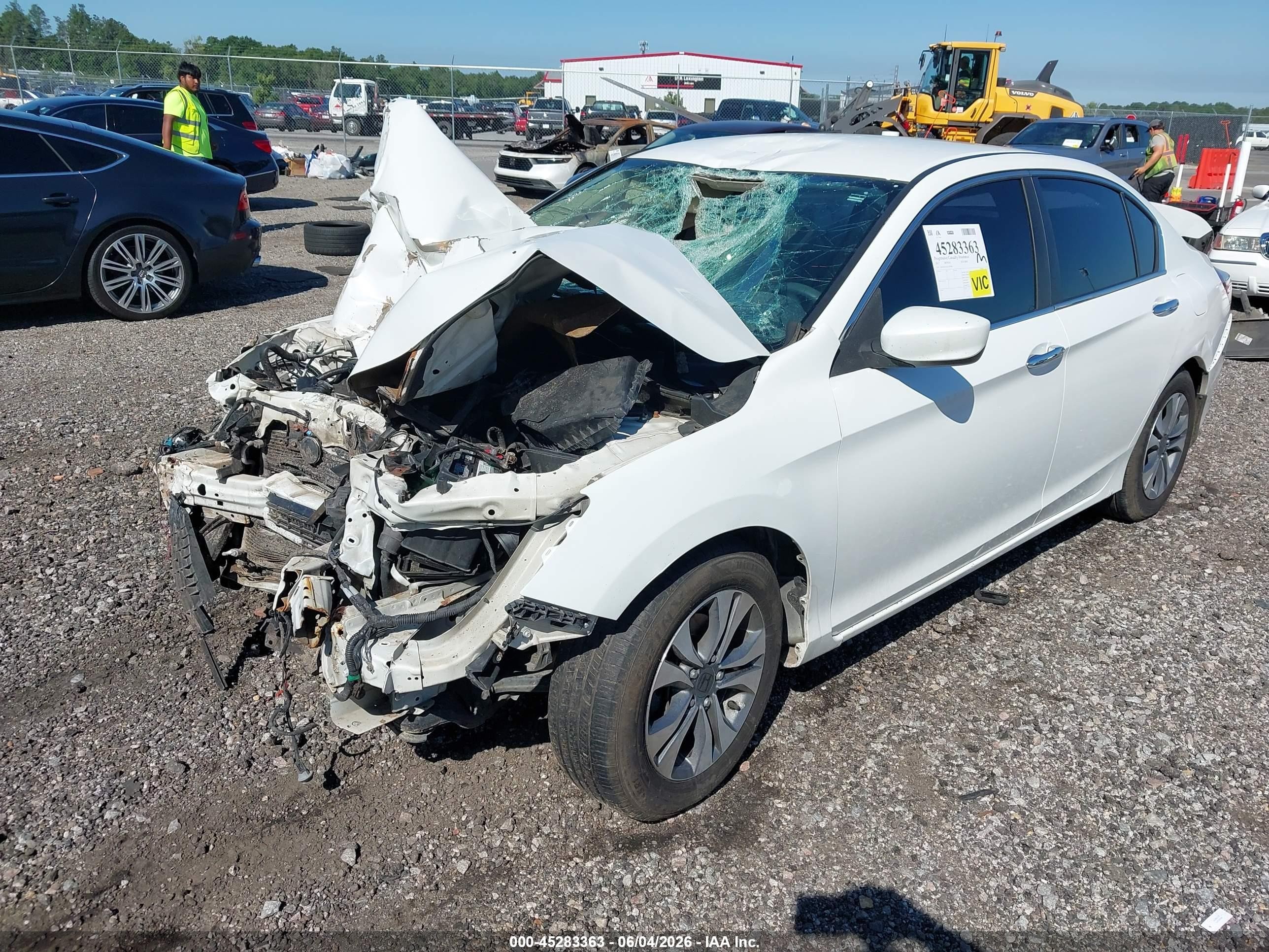 2013 Honda Accord Lx Белый vin: 1HGCR2F33DA199160