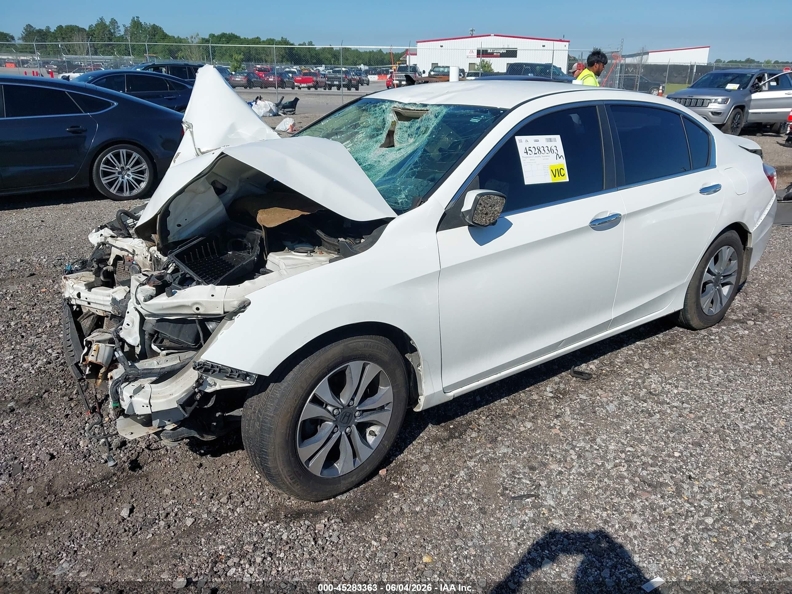 2013 Honda Accord Lx Белый vin: 1HGCR2F33DA199160