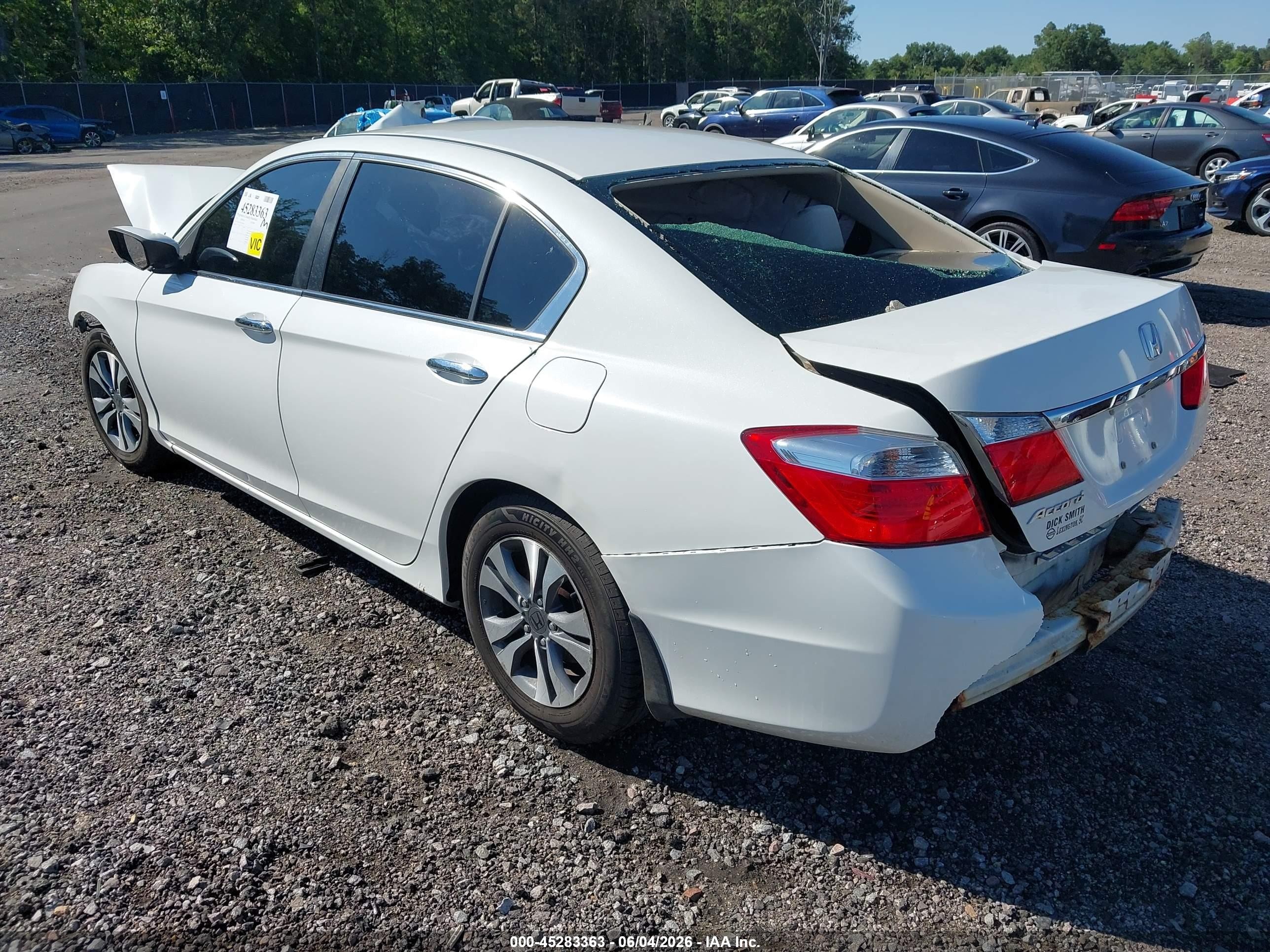 2013 Honda Accord Lx Белый vin: 1HGCR2F33DA199160